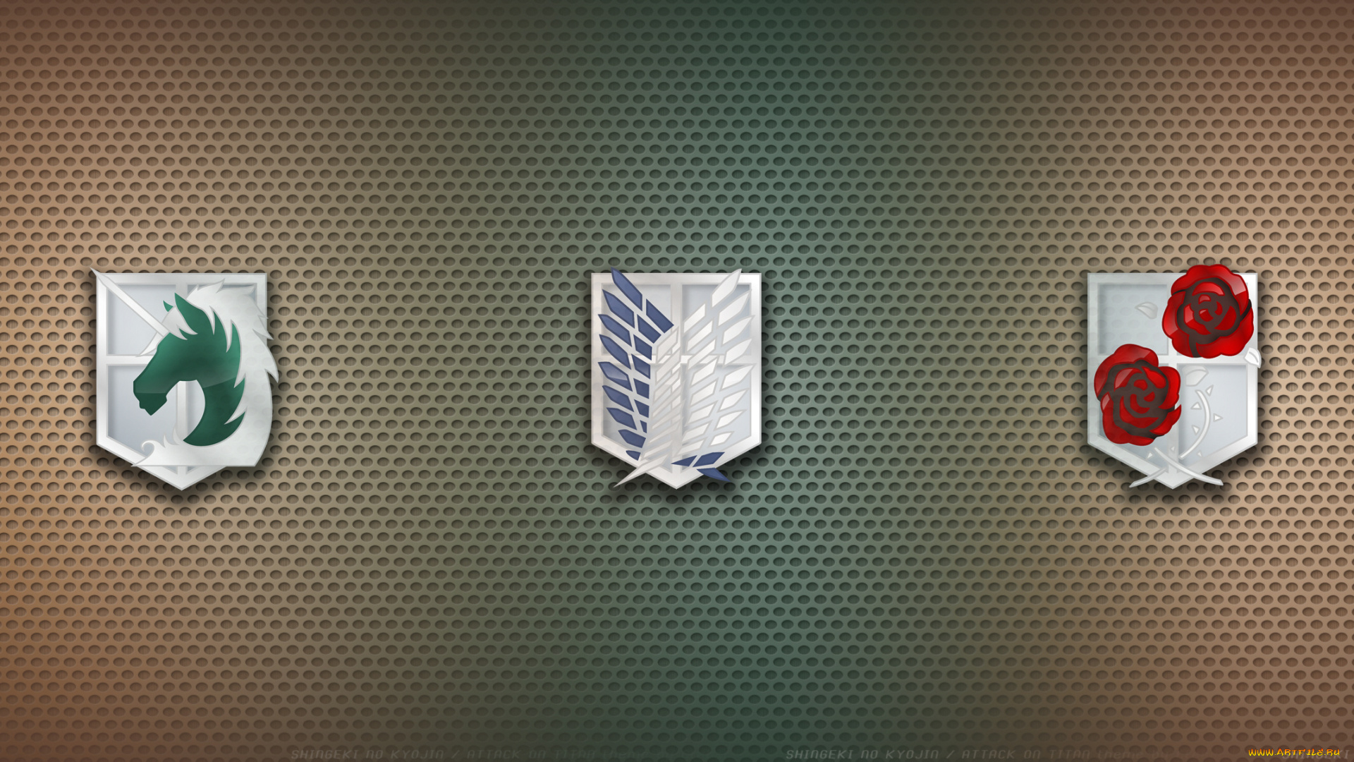 аниме, shingeki, no, kyojin, атака, титанов