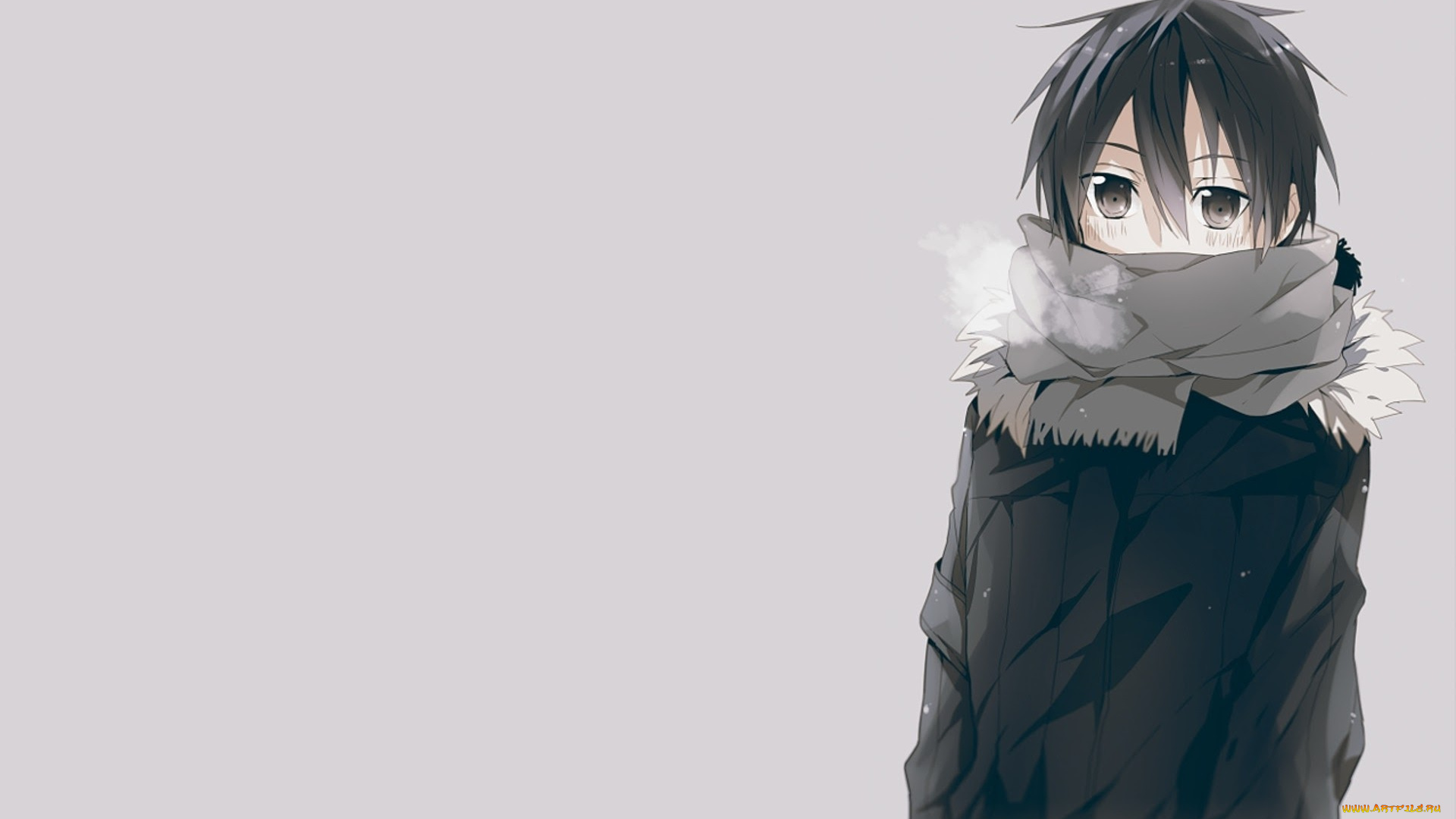 аниме, sword, art, online, взгляд, девушка, фон