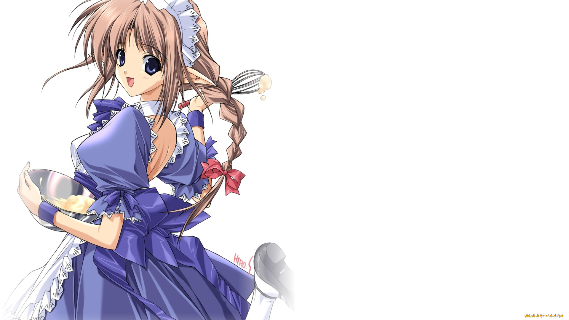 аниме, unknown, , другое, фон, взгляд, девушка