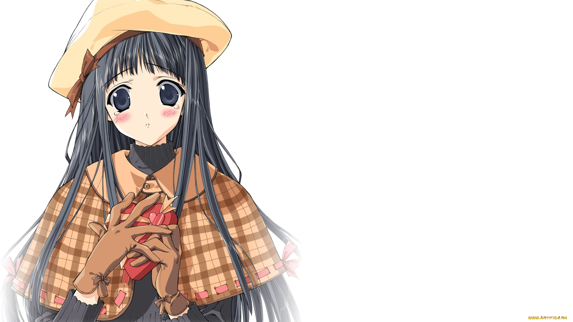 аниме, unknown, , другое, фон, взгляд, девушка