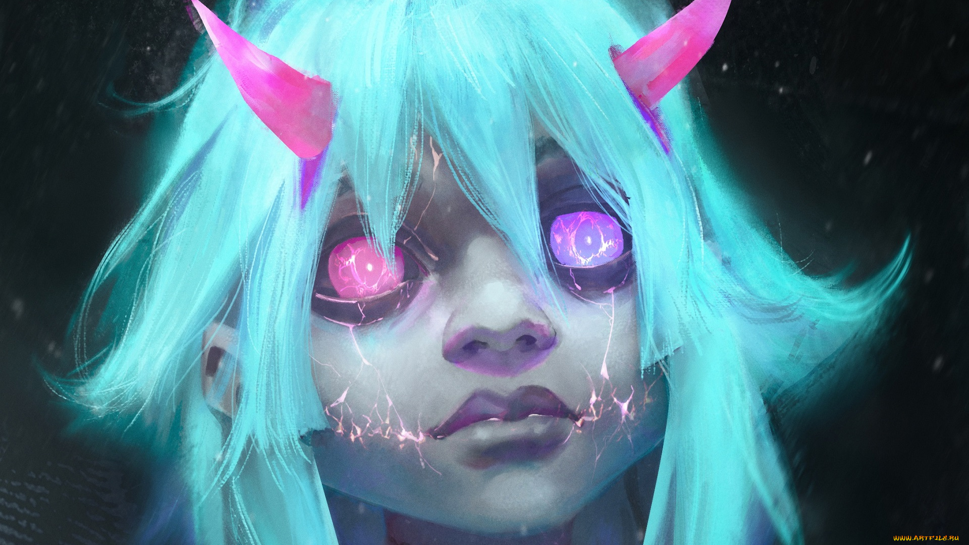 фэнтези, демоны, девочка, демон, фантастика