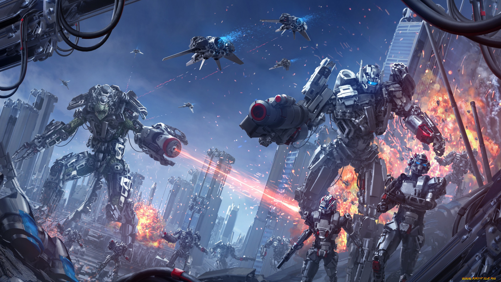 фэнтези, роботы, , киборги, , механизмы