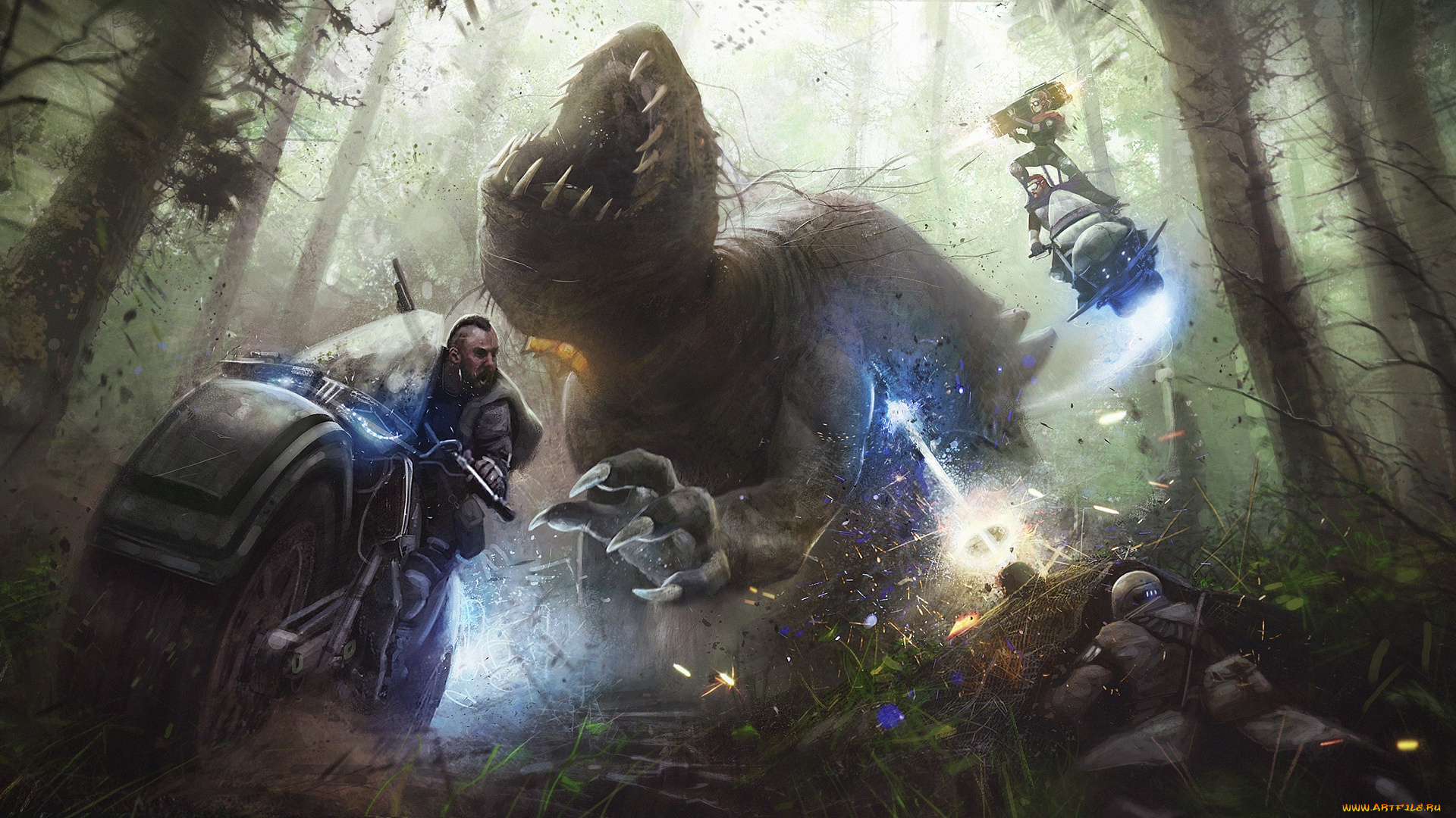 фэнтези, существа, динозавр