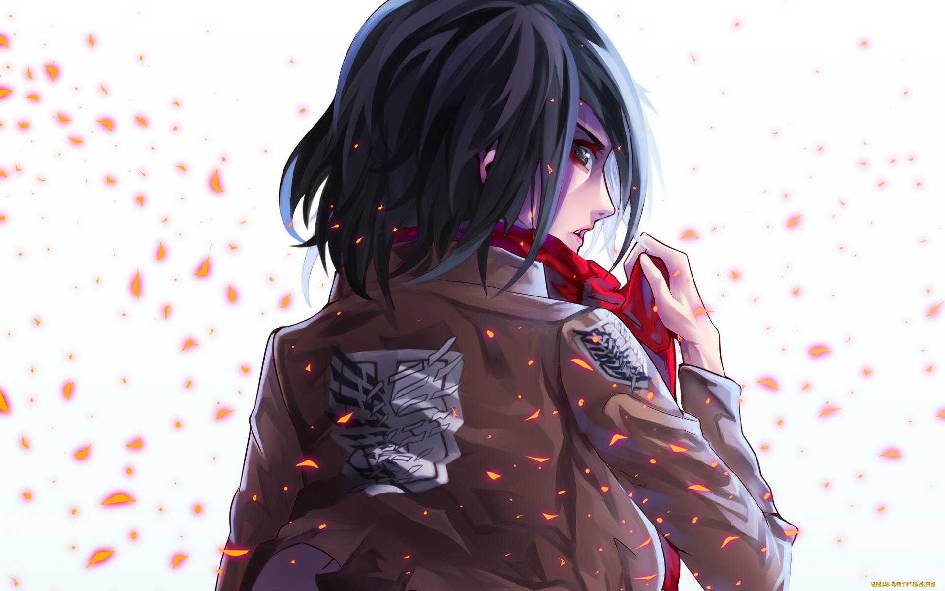 аниме, shingeki, no, kyojin, атака, титанов