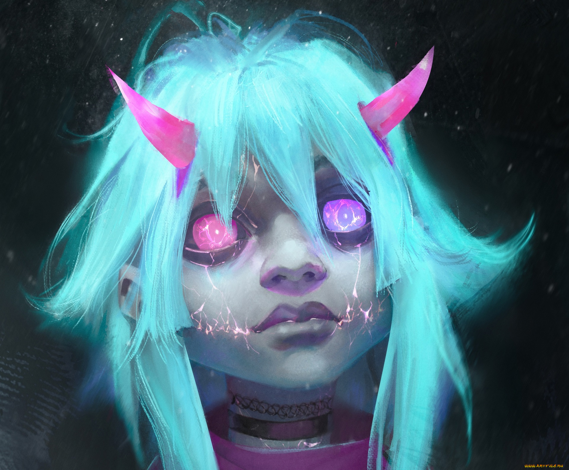 фэнтези, демоны, девочка, демон, фантастика