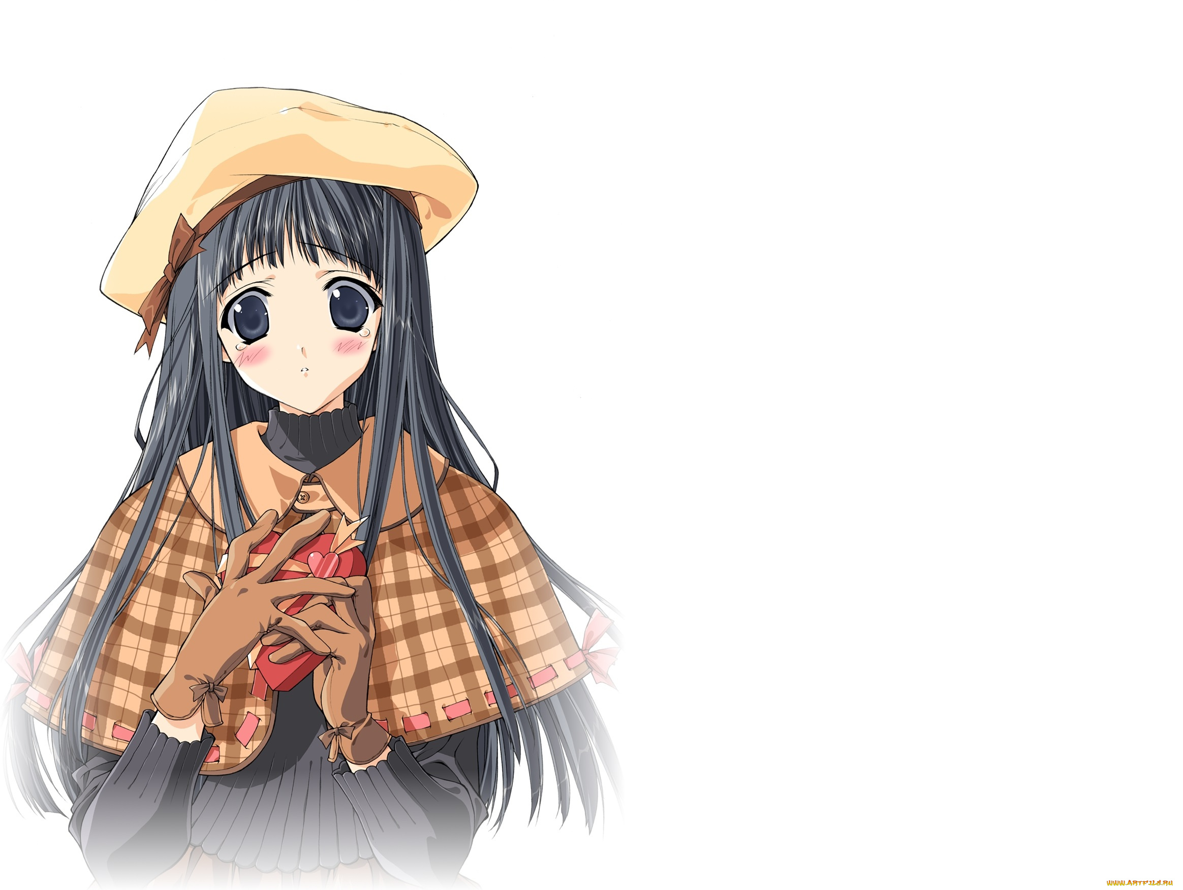 аниме, unknown, , другое, фон, взгляд, девушка