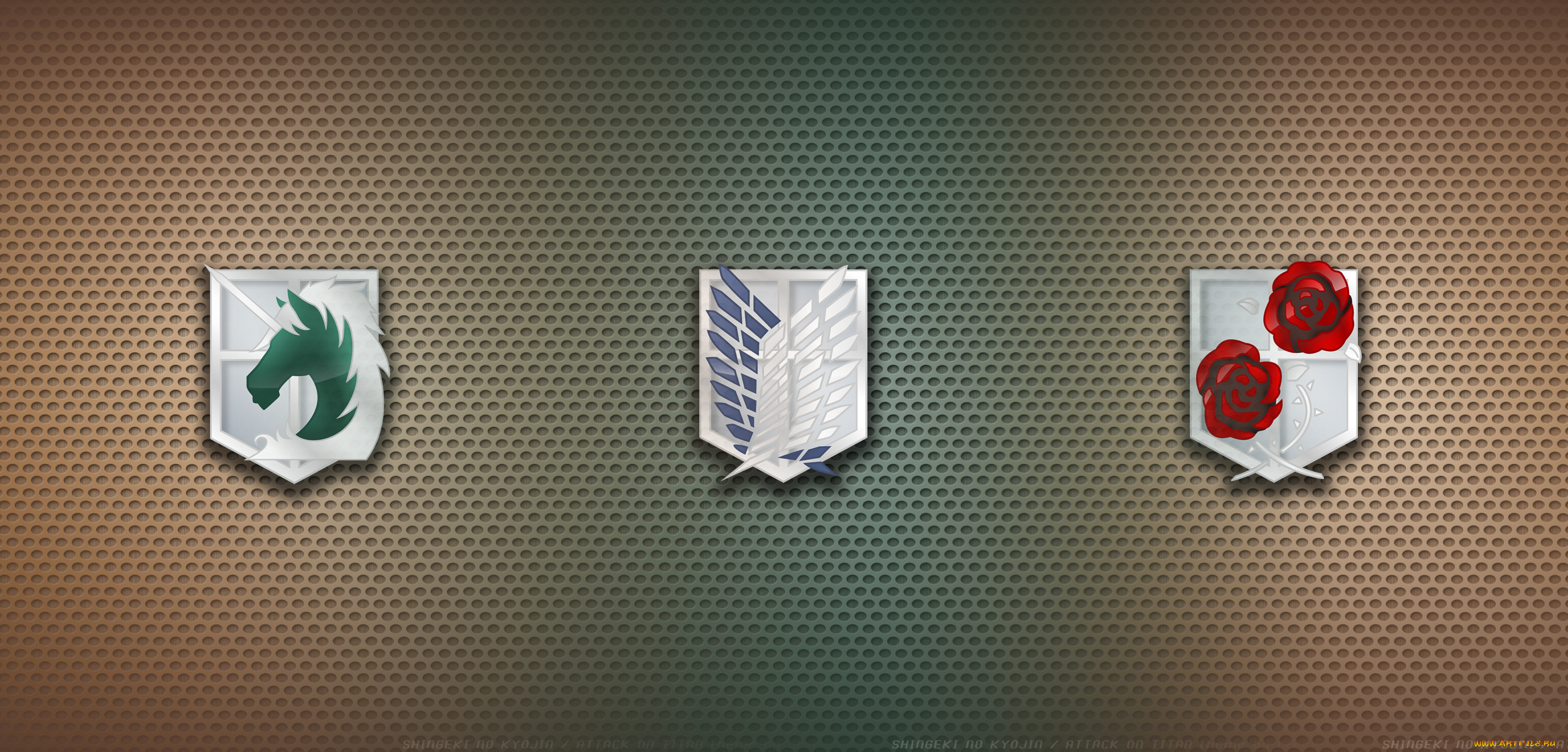 аниме, shingeki, no, kyojin, атака, титанов