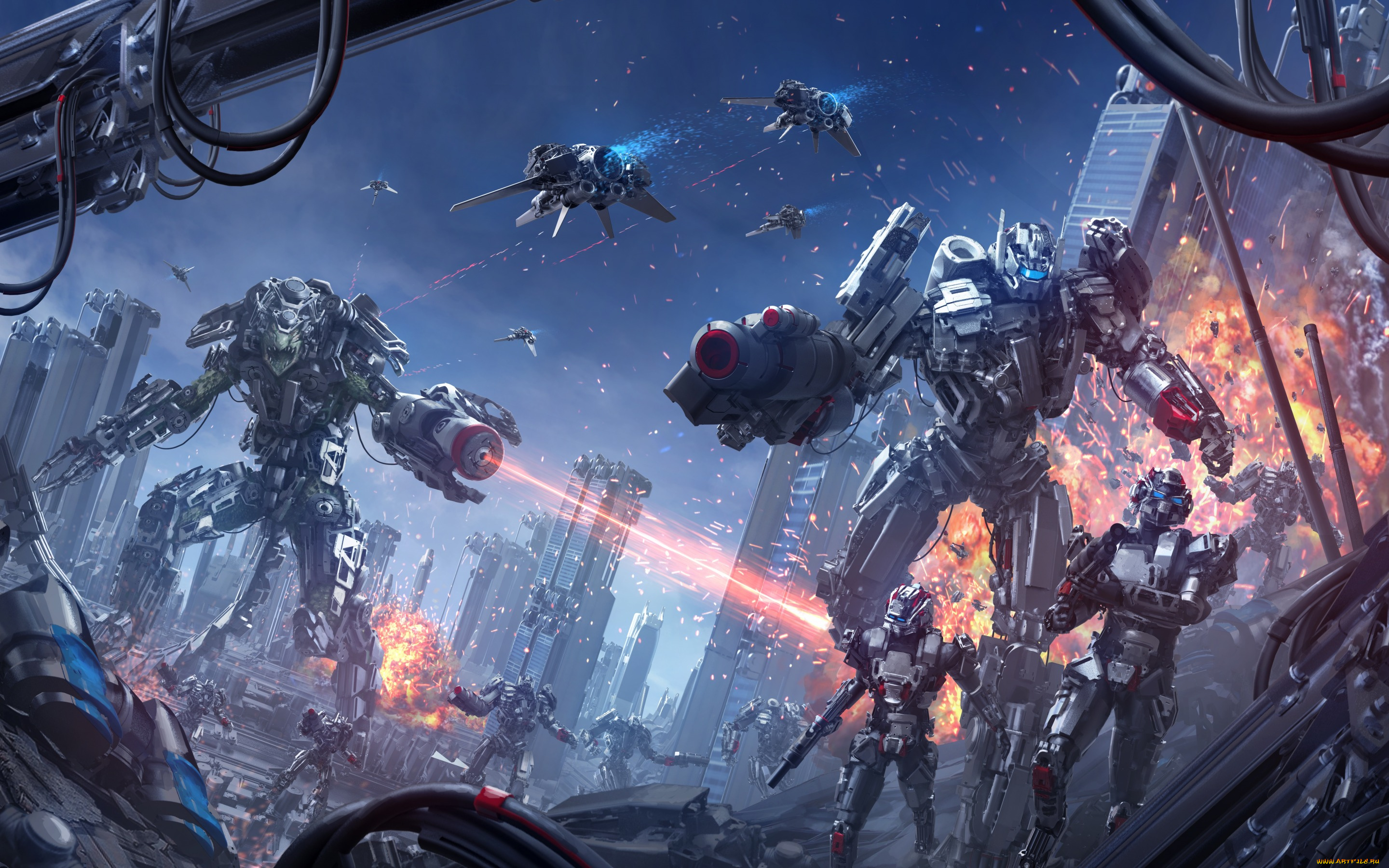 фэнтези, роботы, , киборги, , механизмы