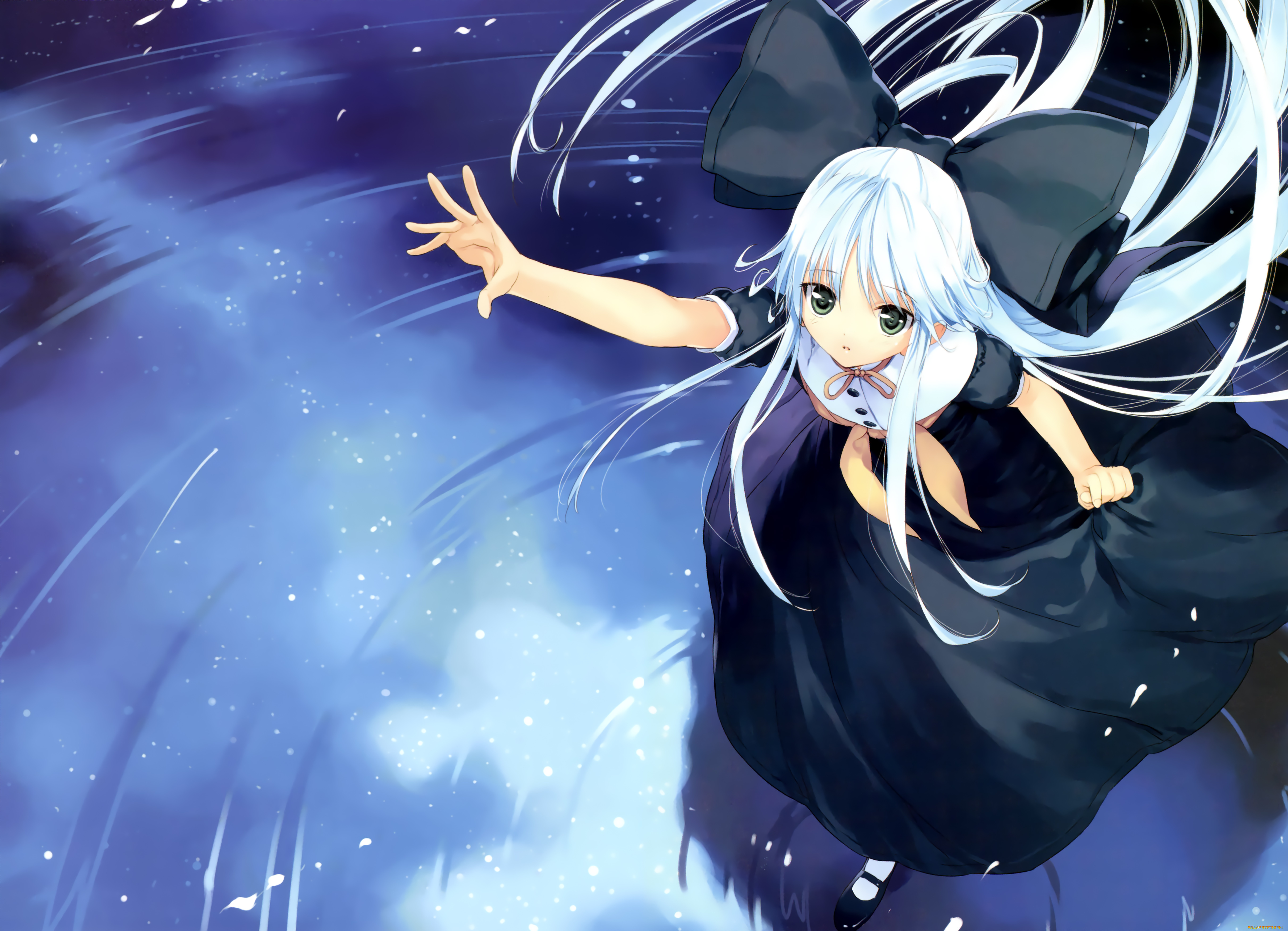 аниме, unknown, , другое, фон, взгляд, девушка