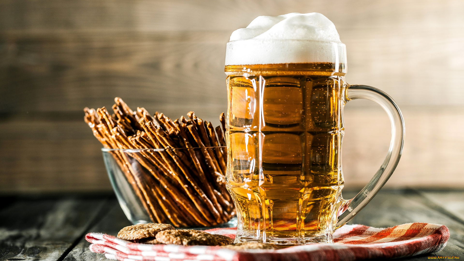еда, напитки, , пиво, пиво, бокал, соломка, печенье, пена