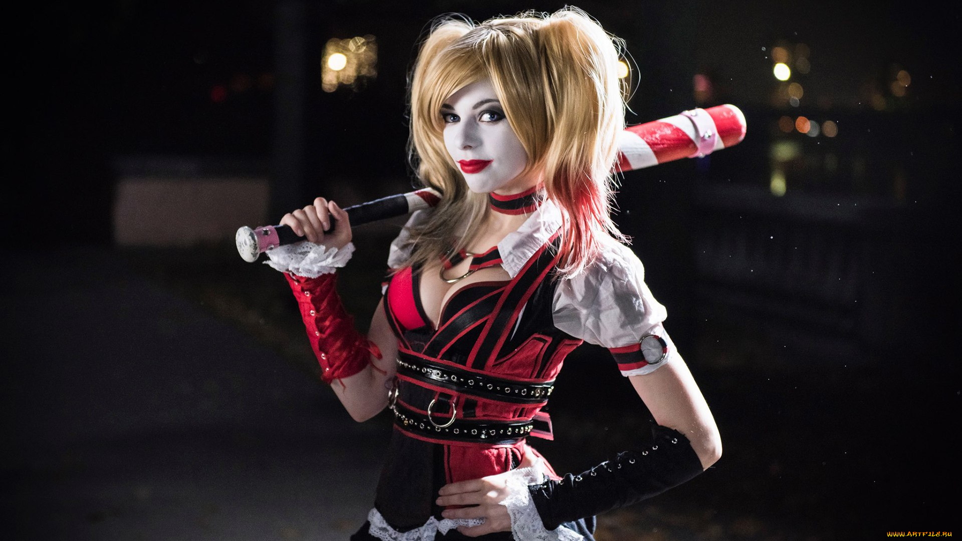 девушки, -, креатив, , косплей, косплей, cosplay, ryuu, lavitz, harley, quinn