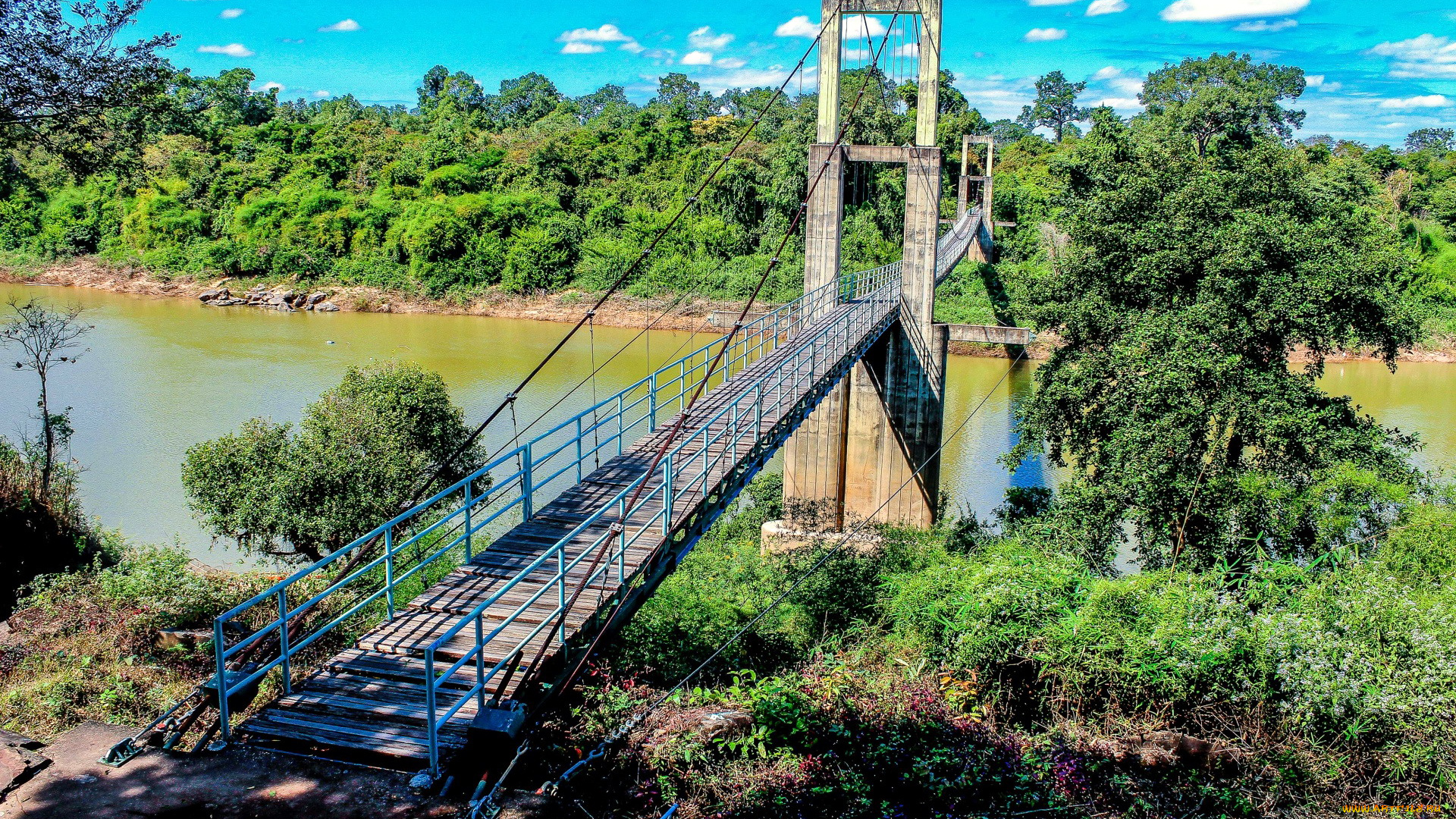 города, -, мосты, река, мост