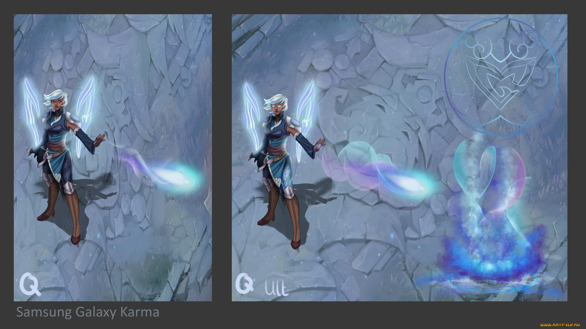 видео, игры, league, of, legends, karma, магия