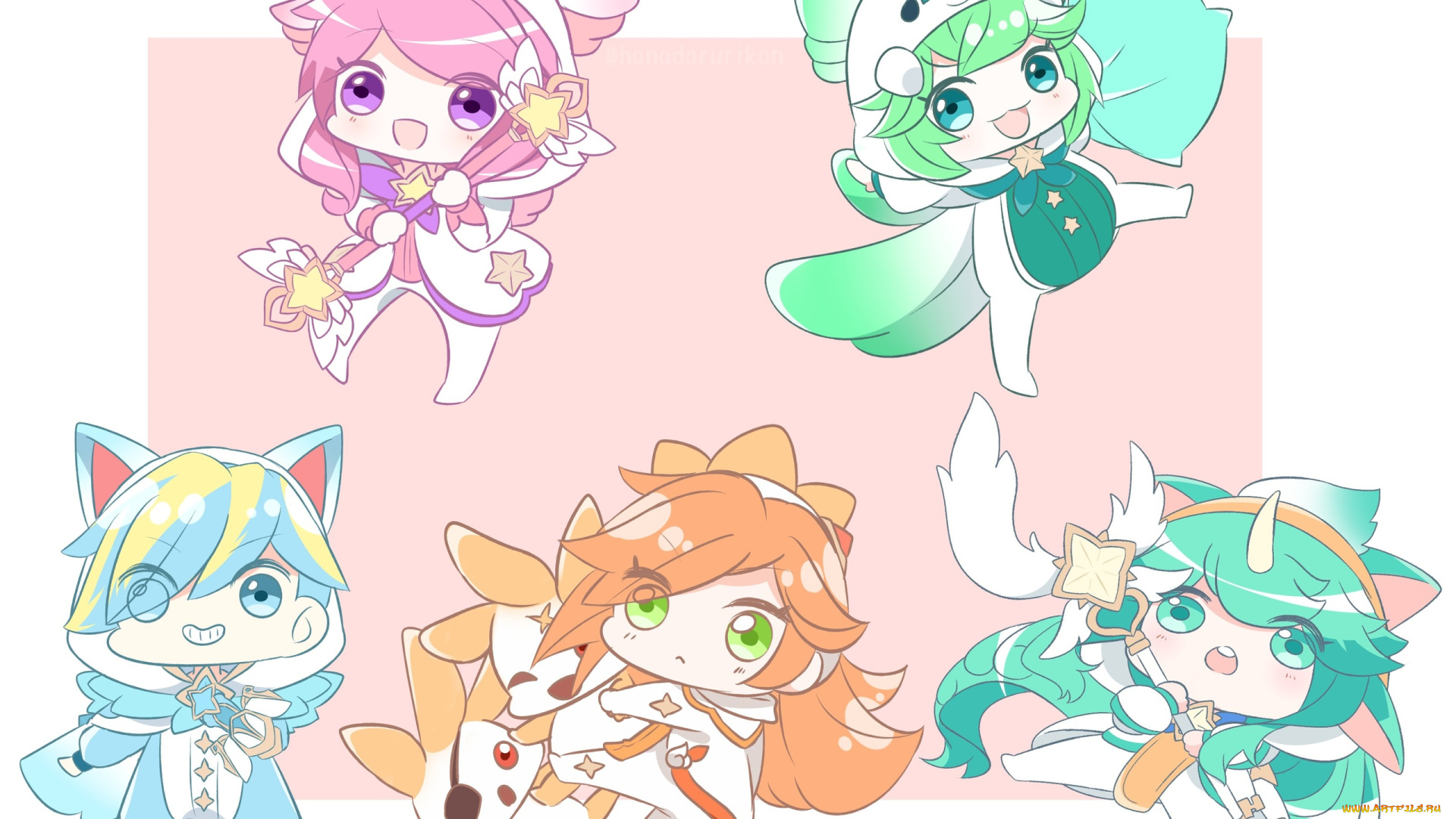 видео, игры, league, of, legends, персонажи, чиби