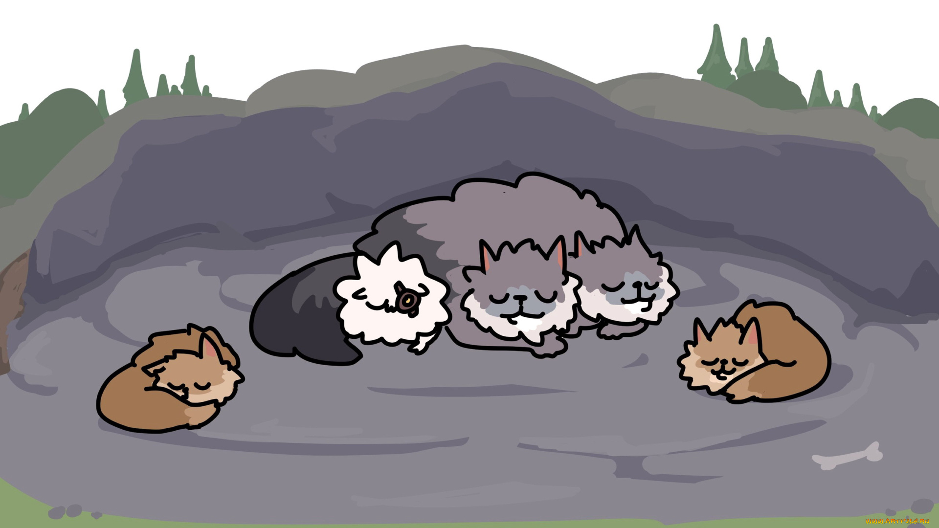 видео, игры, league, of, legends, существа, сон, отдых, логово, sonwooang, rengar