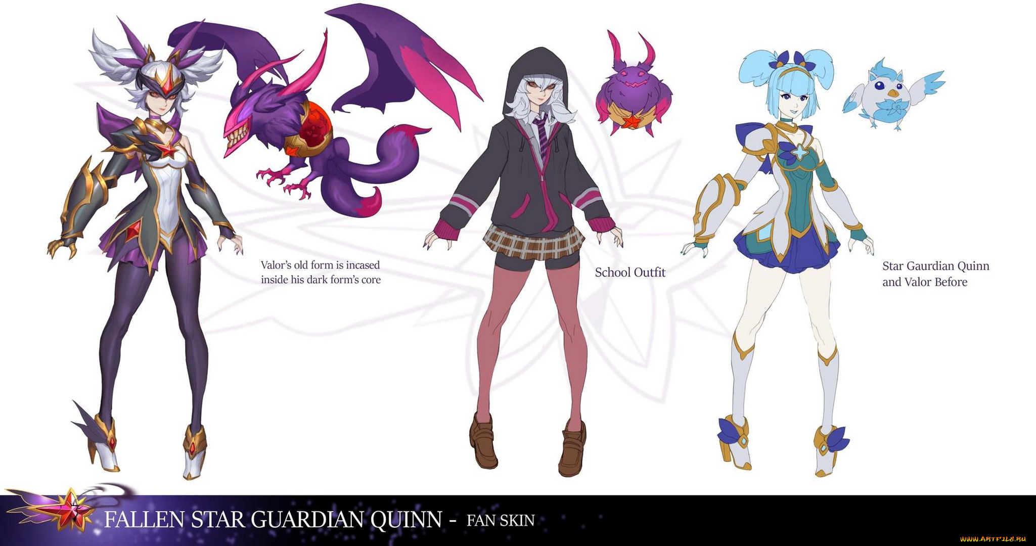 видео, игры, league, of, legends, quinn, образы