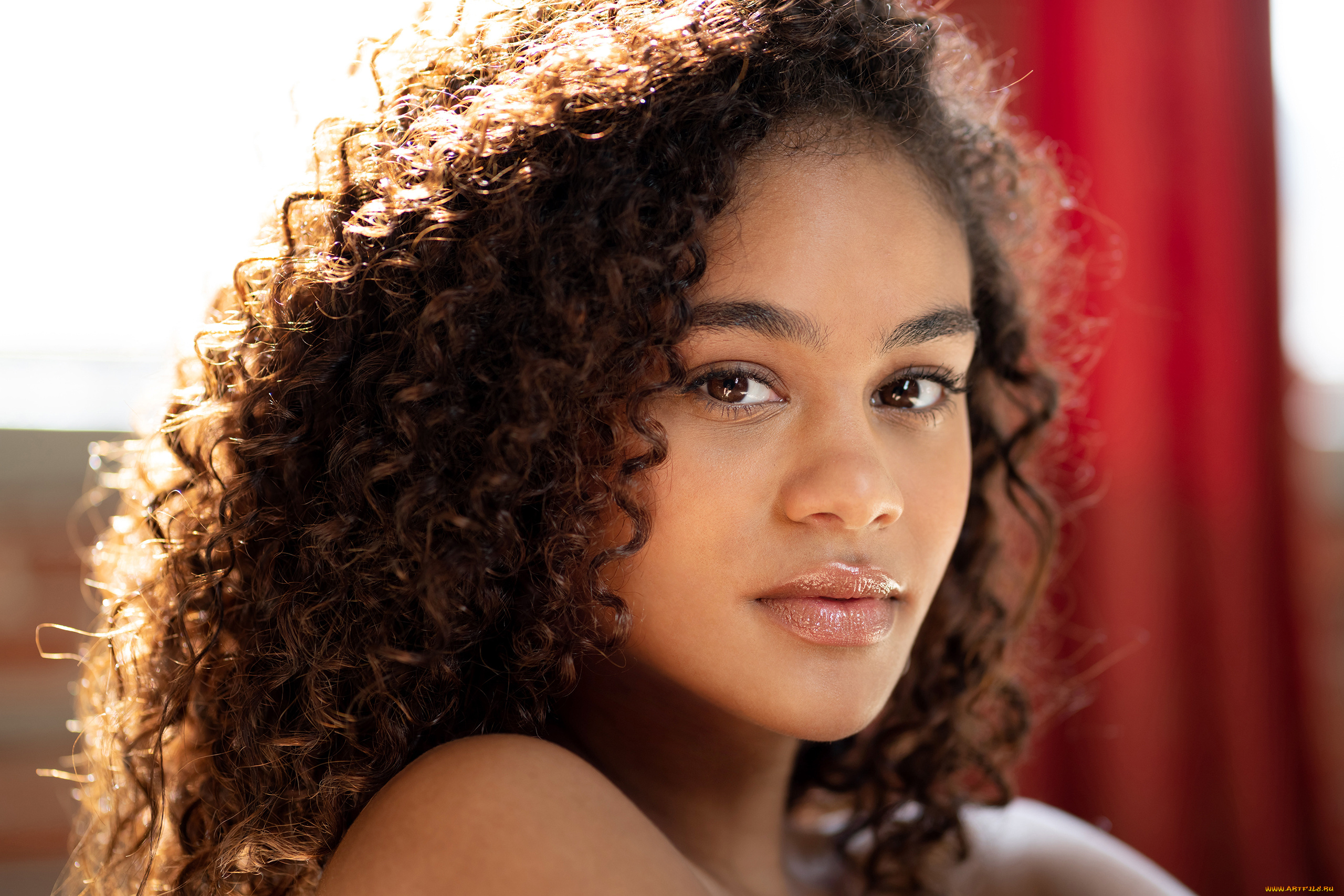 scarlit, scandal, девушки, scarlit, scandal, портрет, лицо, причёска, девушка, модель, брюнетка, мулатка, темнокожая, чернокожая, красотка, флирт