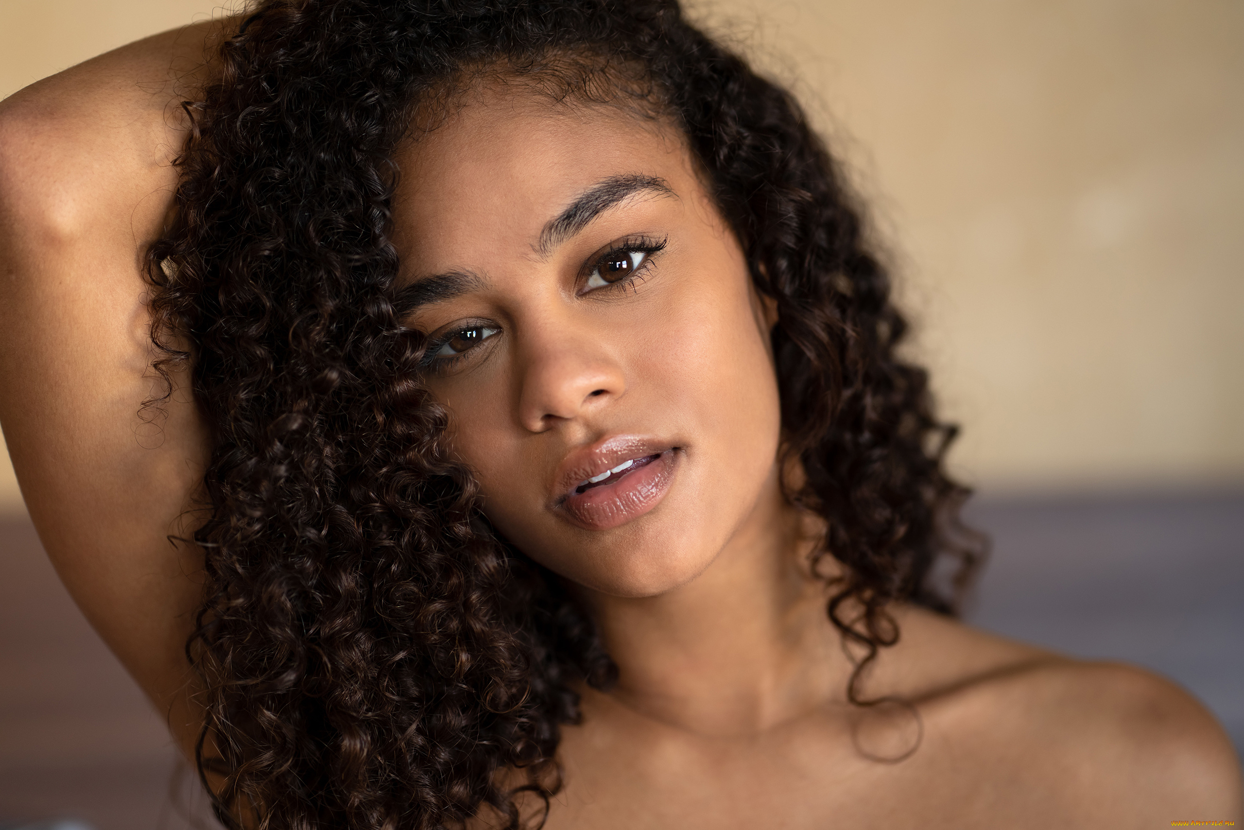 scarlit, scandal, девушки, scarlit, scandal, портрет, лицо, причёска, девушка, модель, брюнетка, мулатка, темнокожая, чернокожая, красотка, флирт