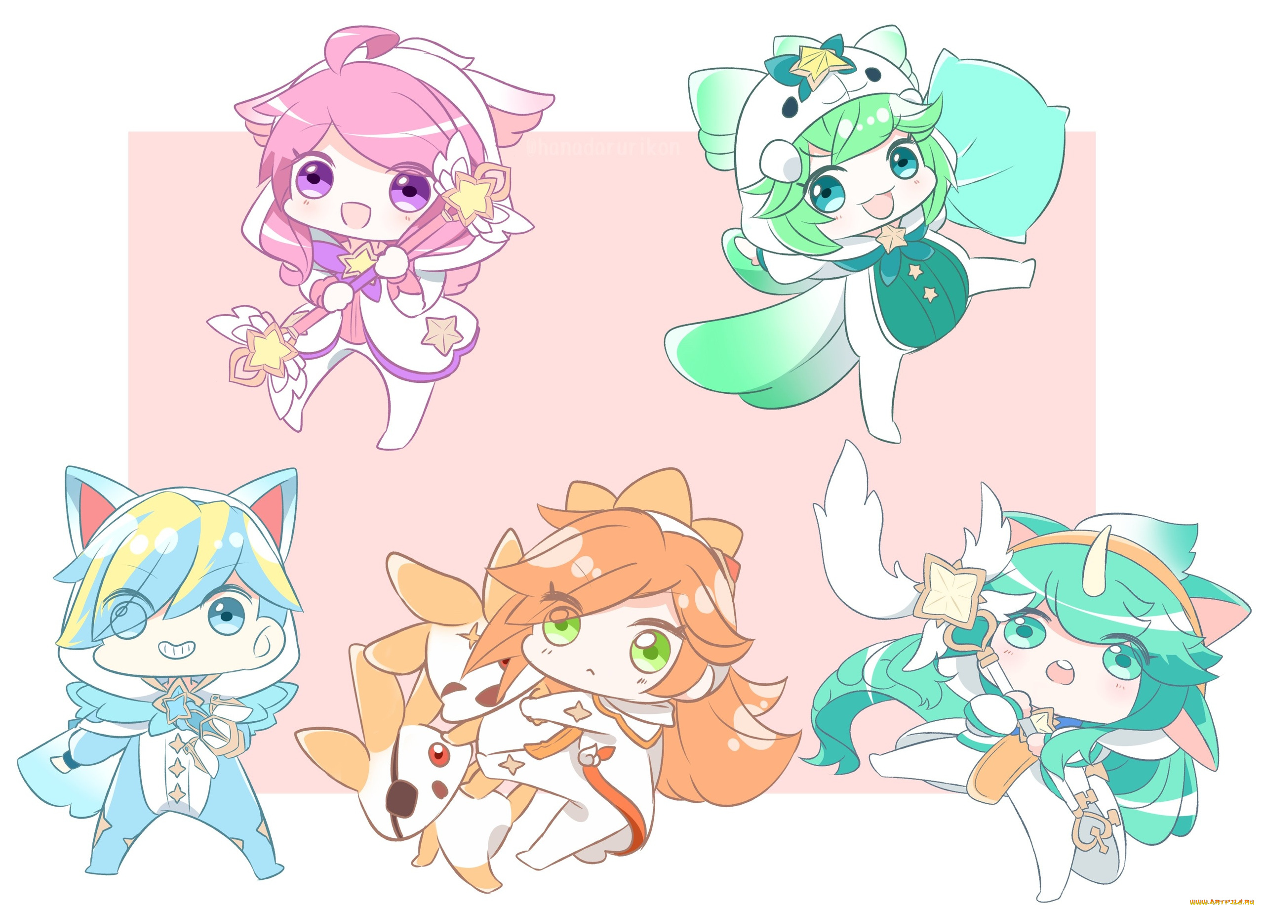 видео, игры, league, of, legends, персонажи, чиби