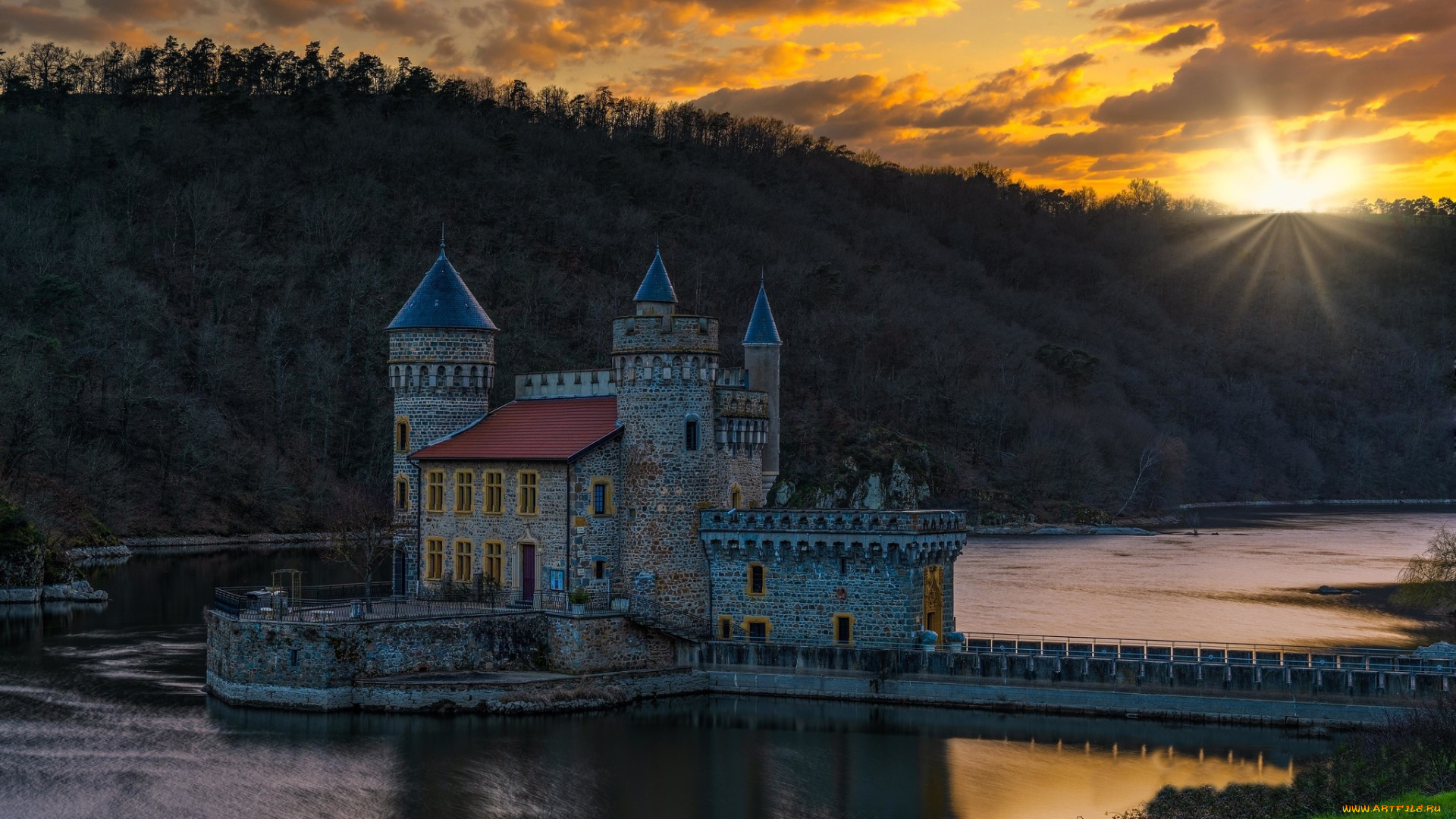 chвteau, de, la, roche, города, замки, франции, chвteau, de, la, roche