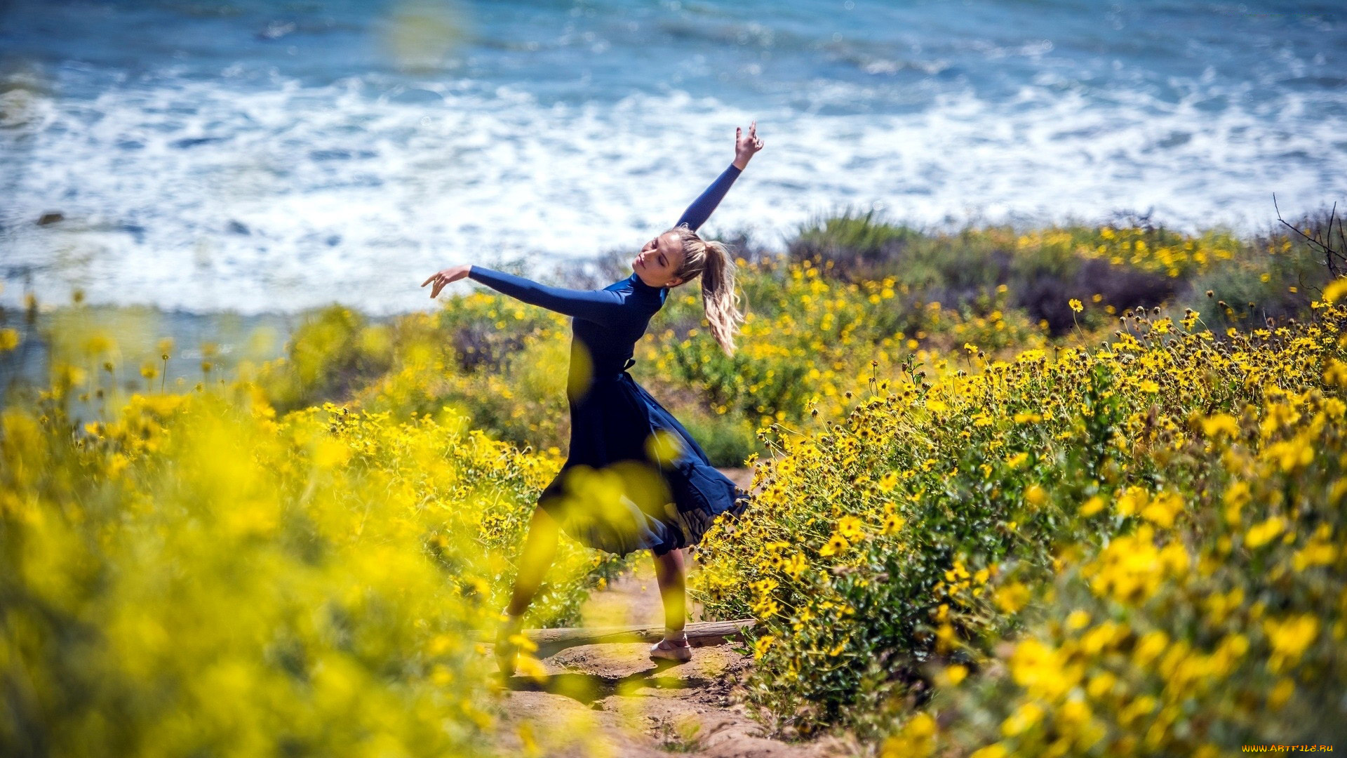 девушки, -, блондинки, , светловолосые, блондинка, танец