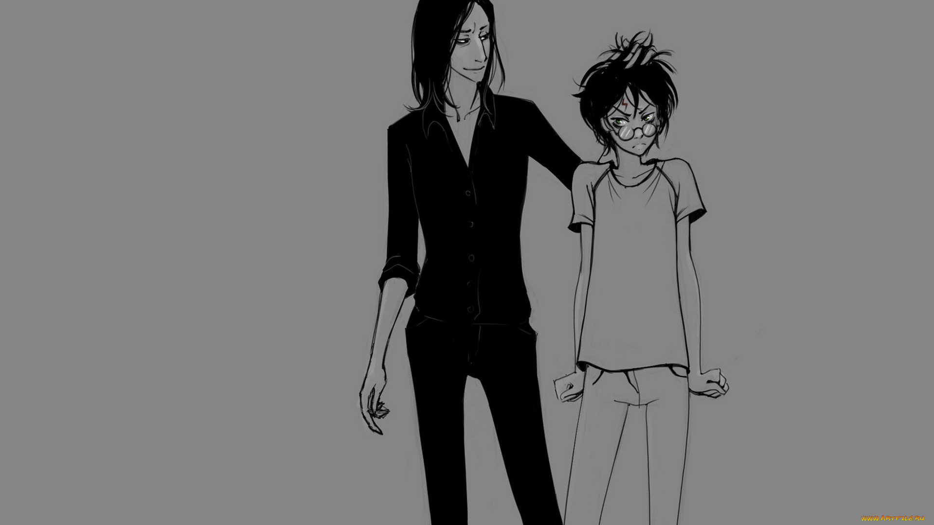 рисованное, кино, , мультфильмы, северус, снейп, гарри, поттер