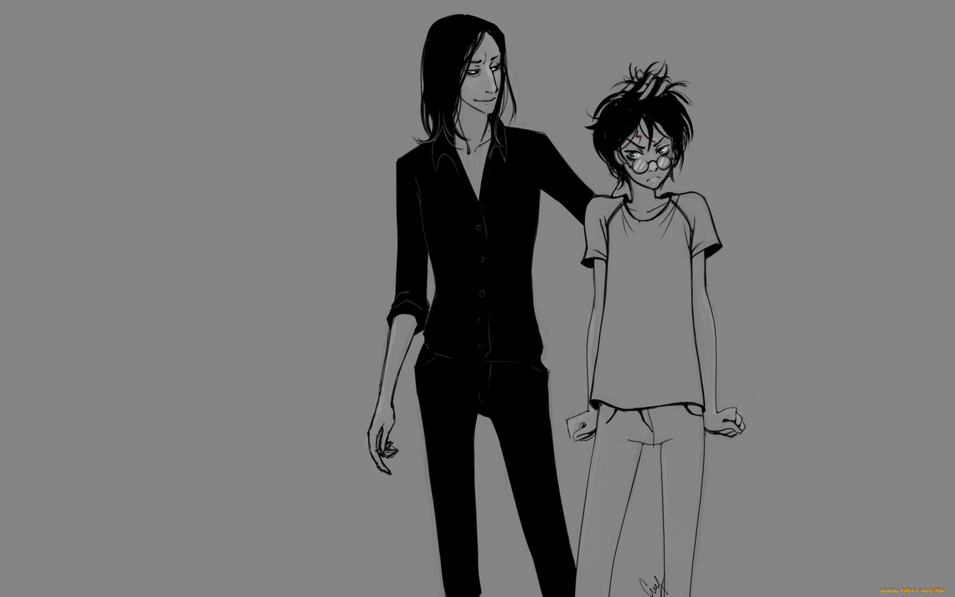 рисованное, кино, , мультфильмы, северус, снейп, гарри, поттер