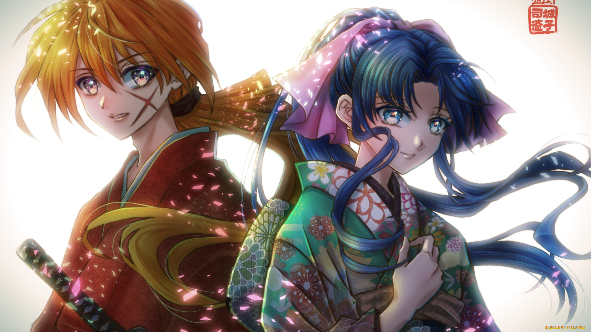 аниме, rurouni, kenshin, rurouni, kenshin