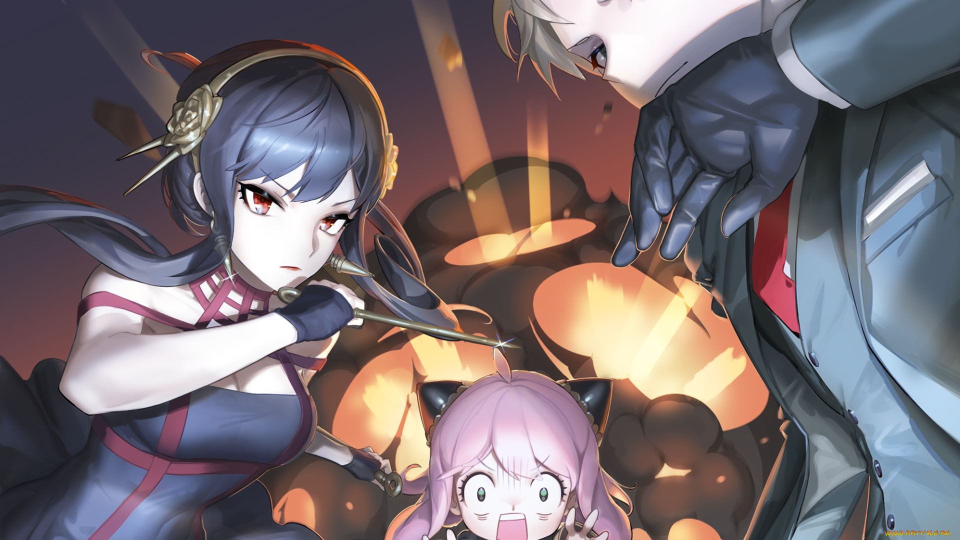 аниме, spy, x, family, spy, x, family