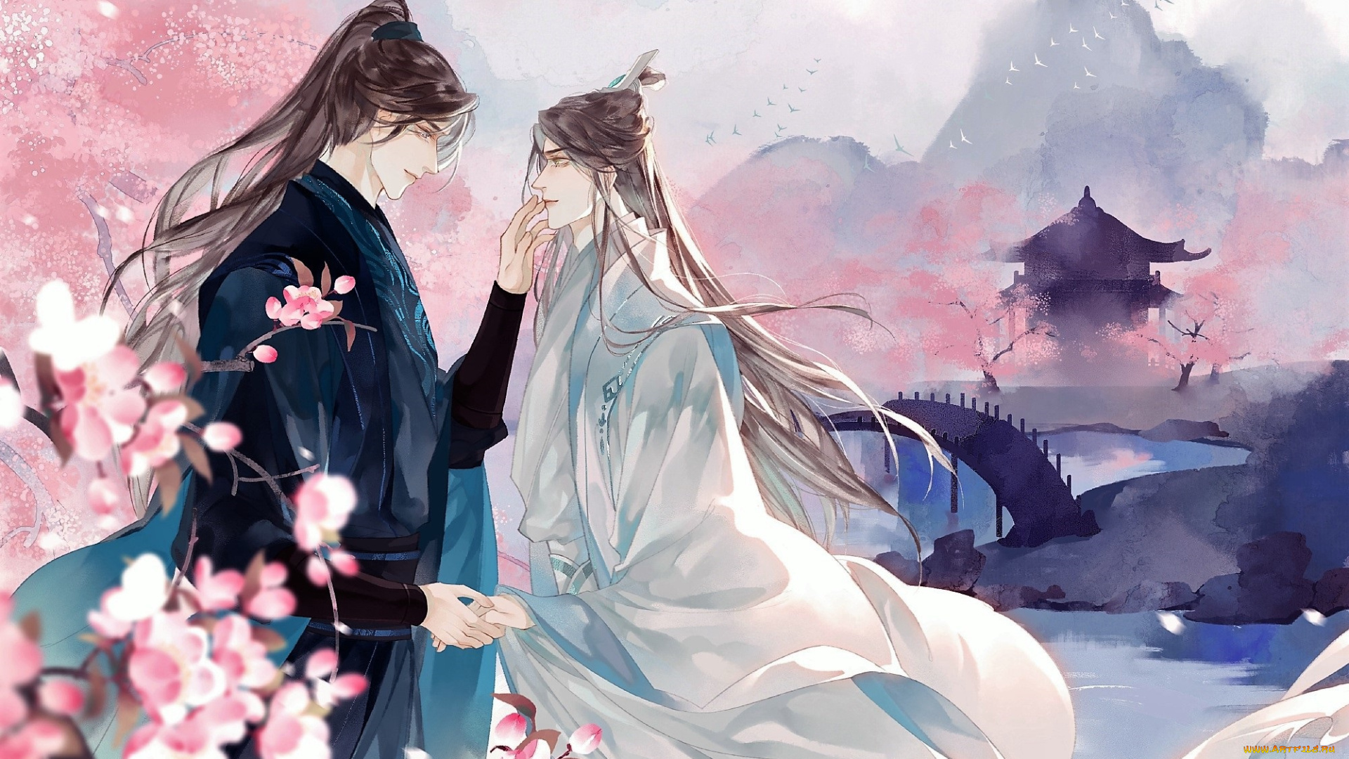 аниме, the, husky, and, his, white, cat, shizun, хаски, и, его, учитель, белый, кот