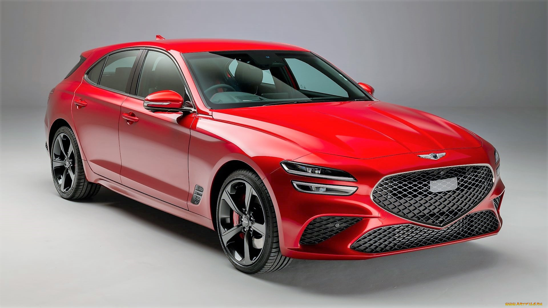 genesis, g70, 2, 0t, автомобили, genesis, красный