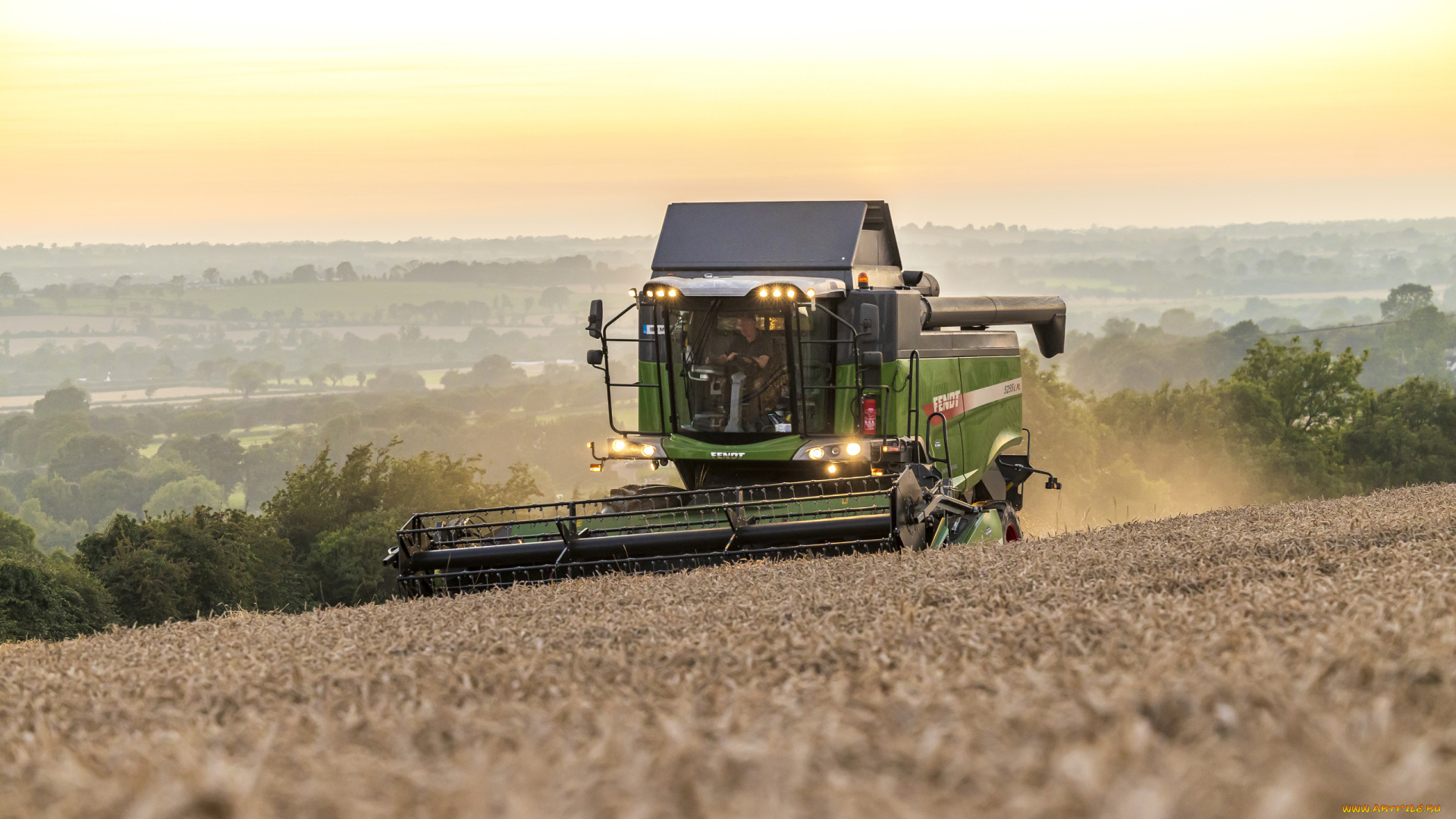техника, комбайны, fendt
