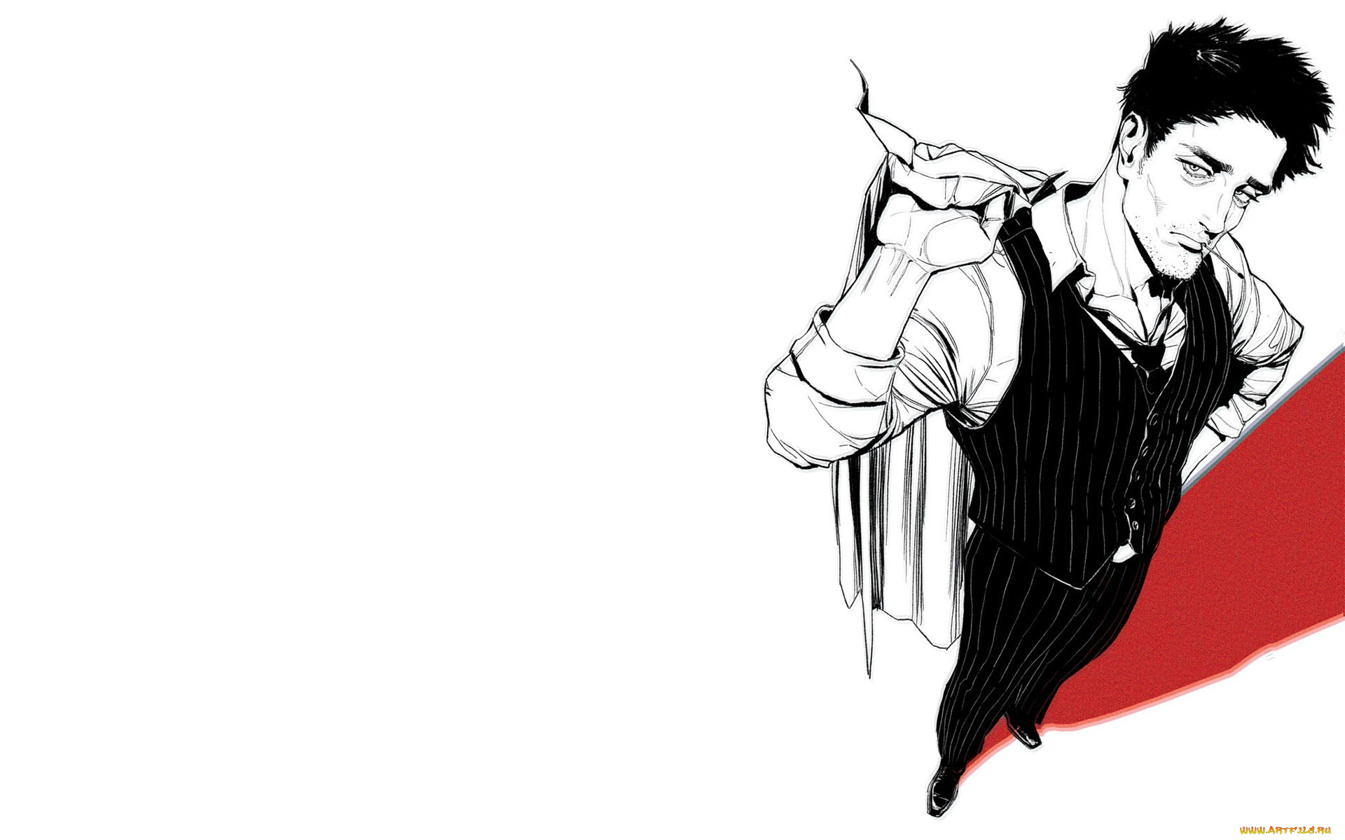 аниме, unknown, , другое, , мужчина, костюм, ракурс