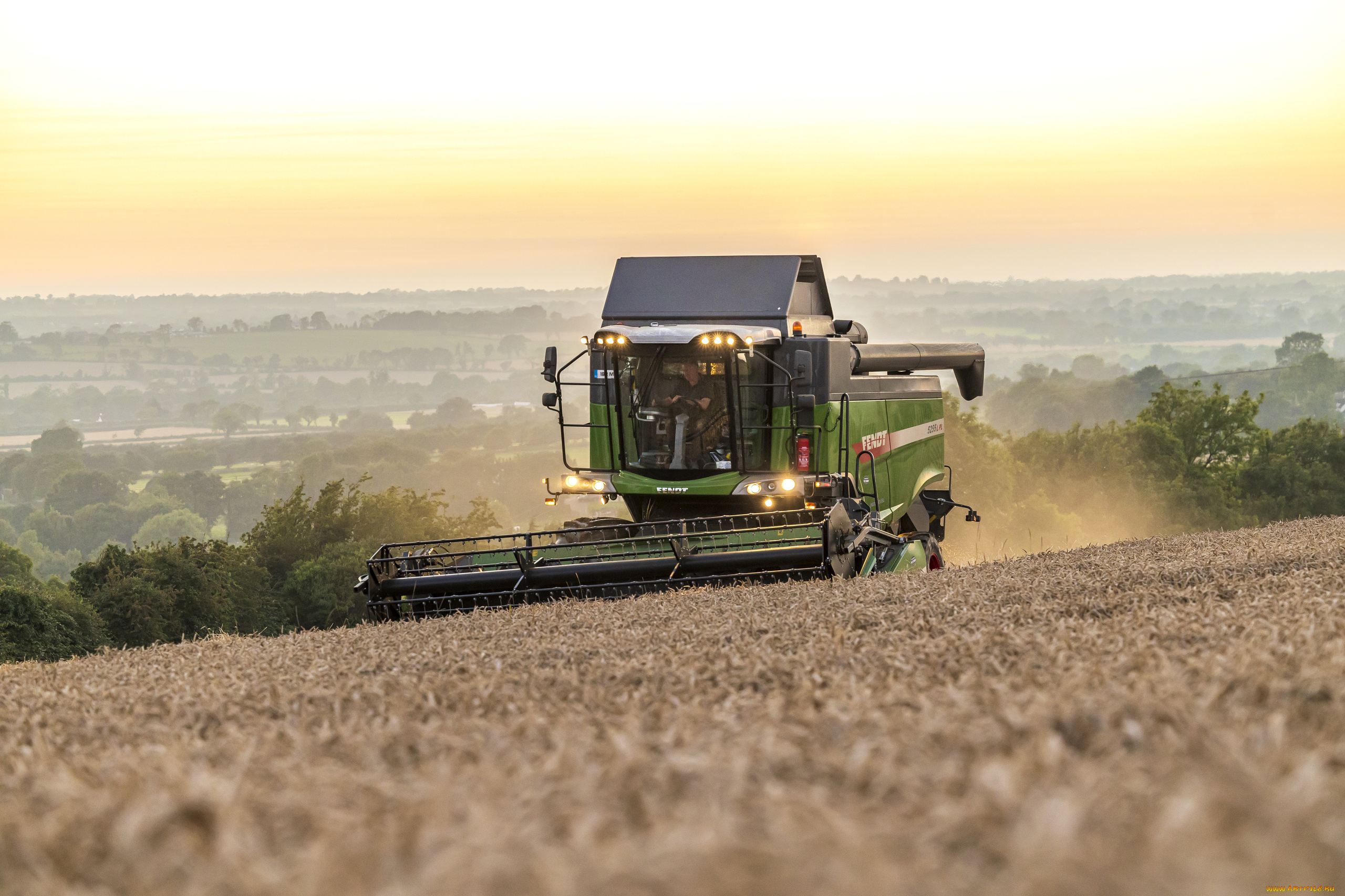техника, комбайны, fendt