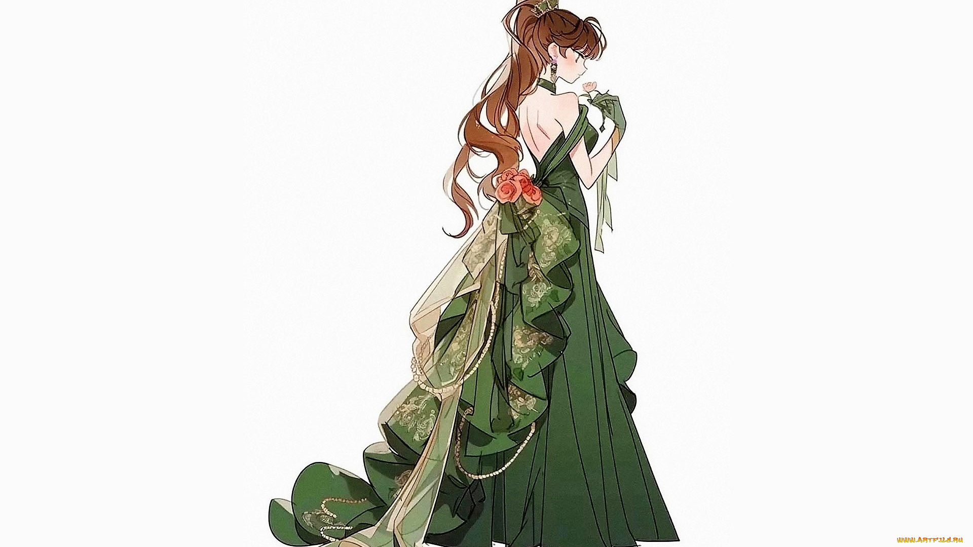 аниме, sailor, moon, девушка, платье