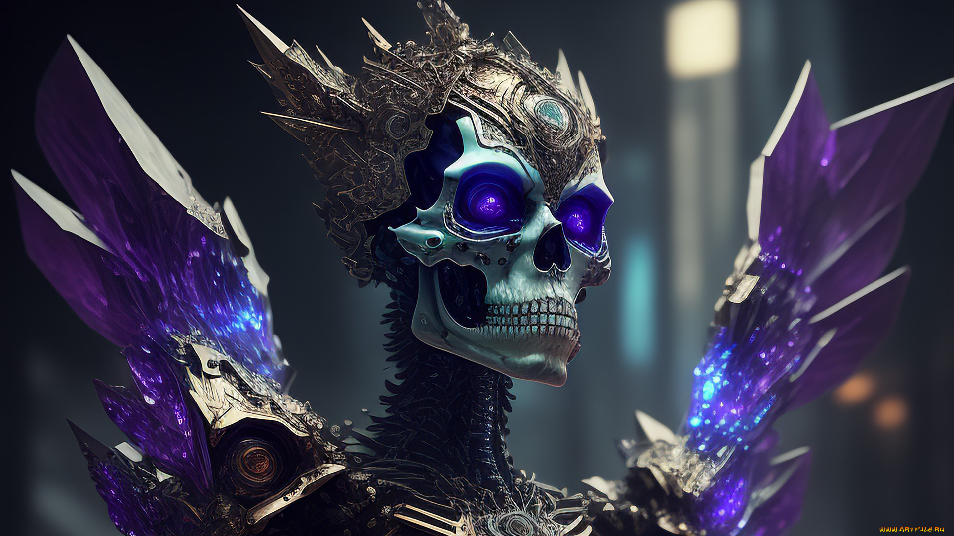 фэнтези, нежить, нейросети, графика, нейроарт, ai, art, нейронные, сети, рисунки, нейро, искусство, череп