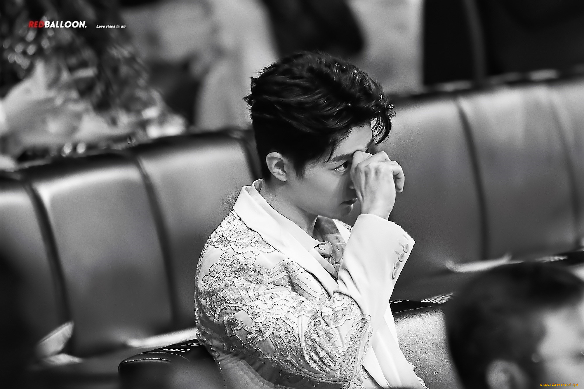 мужчины, xiao, zhan, актер, зал