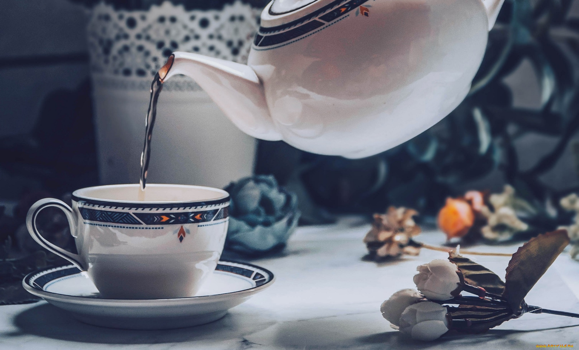 еда, напитки, , чай, чашка, чай, чайник