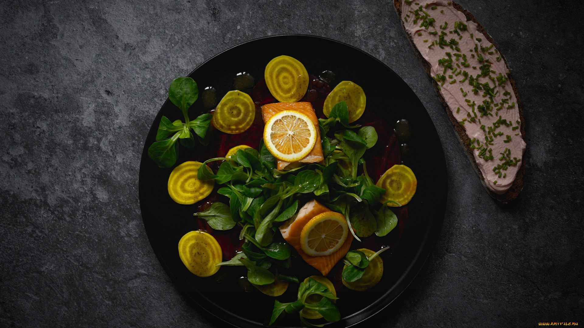 еда, рыбные, блюда, , с, морепродуктами, блюдо