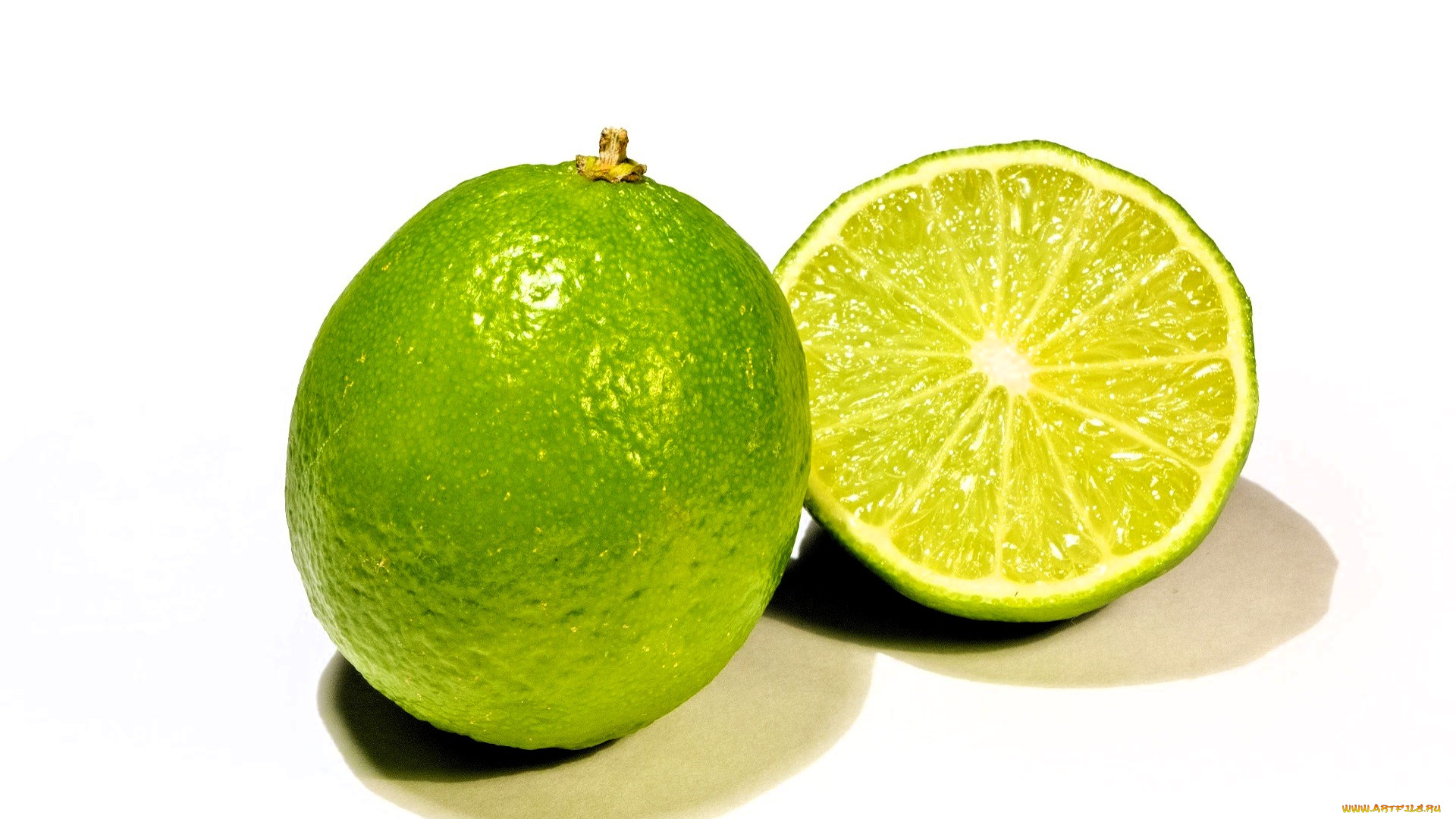 еда, цитрусы, лайм, половина
