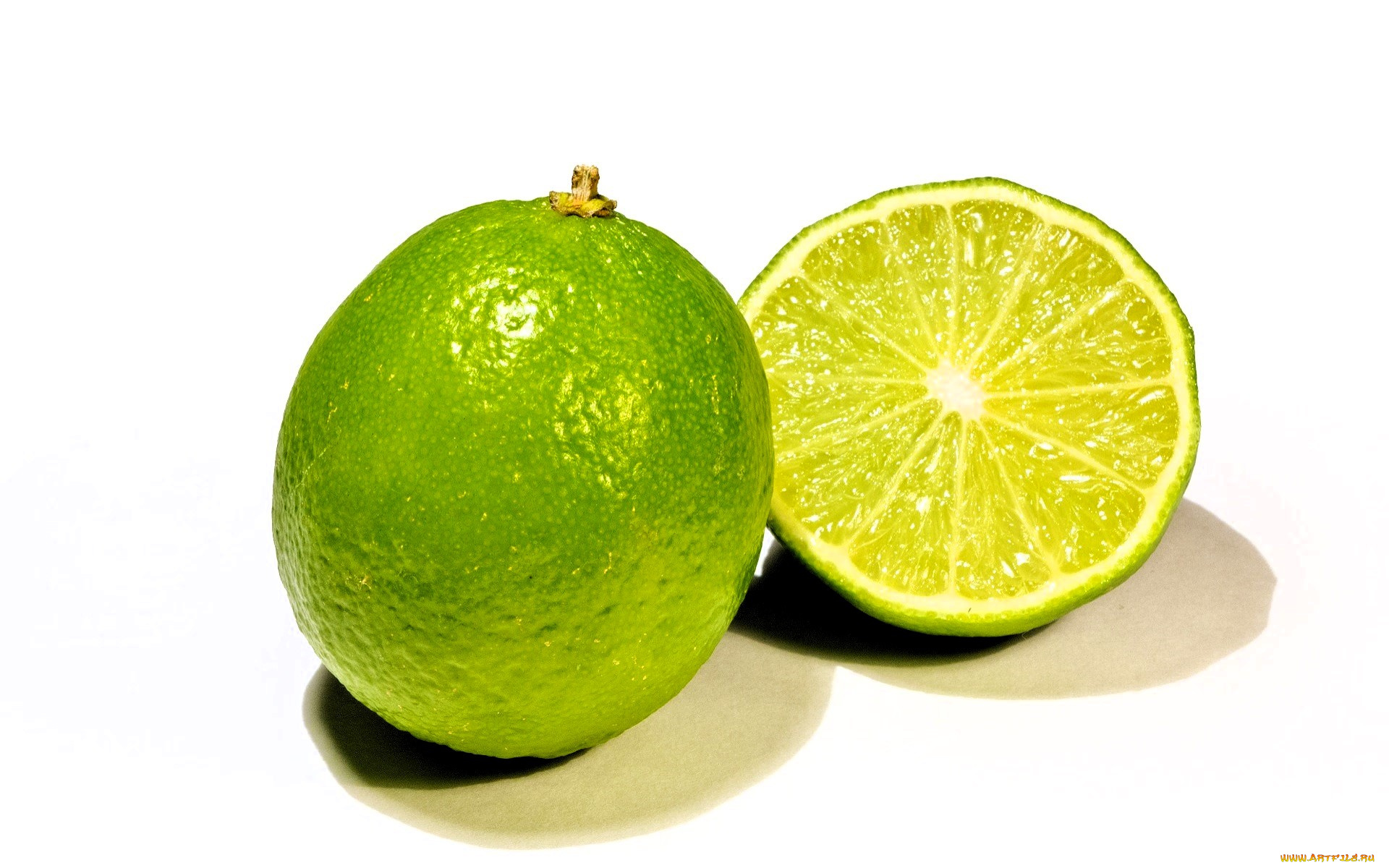 еда, цитрусы, лайм, половина