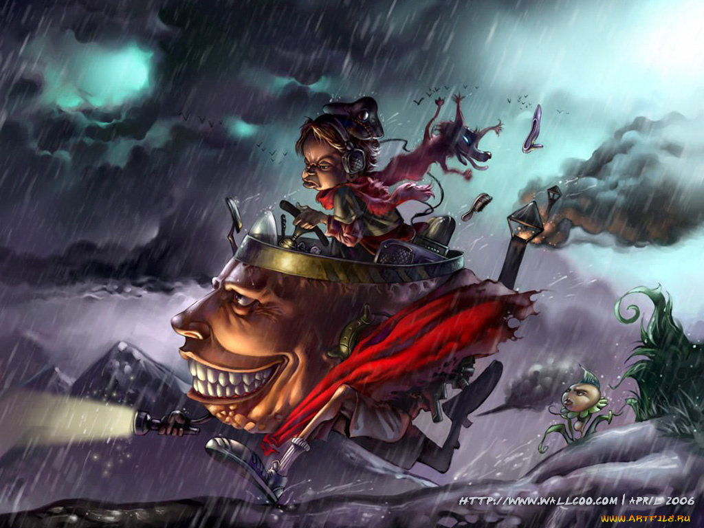 cg, фэнтези, роботы, киборги, механизмы