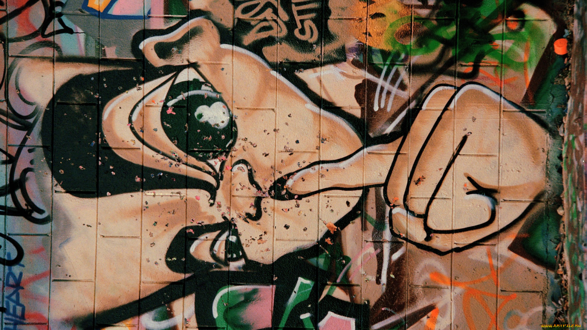 разное, граффити