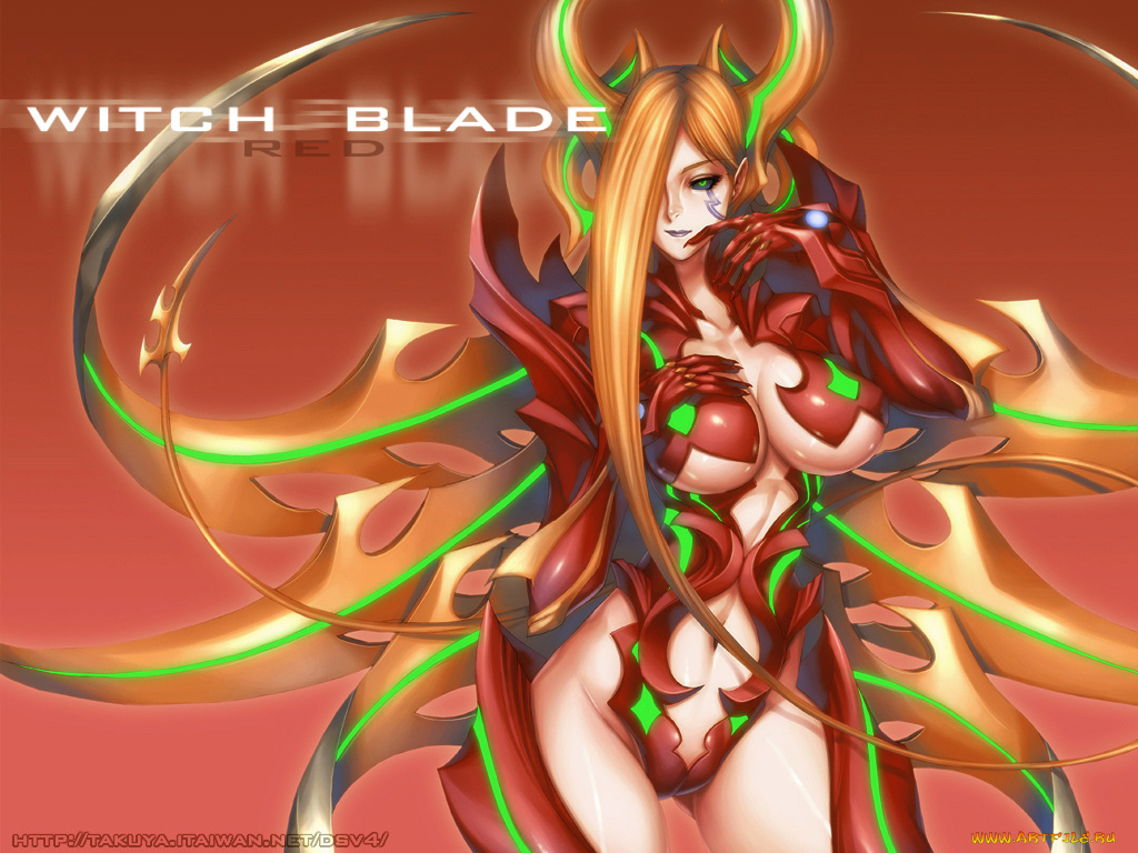 аниме, witch, blade