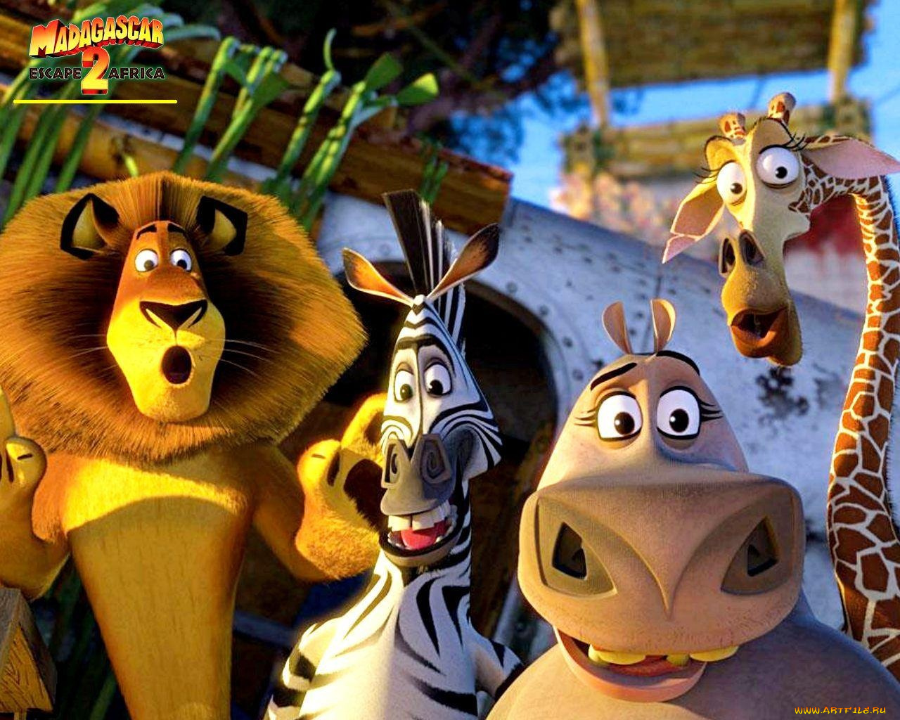 мультфильмы, madagascar, escape, africa