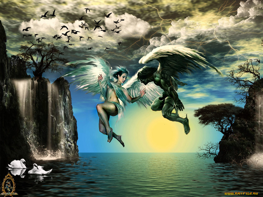 фэнтези, ангелы