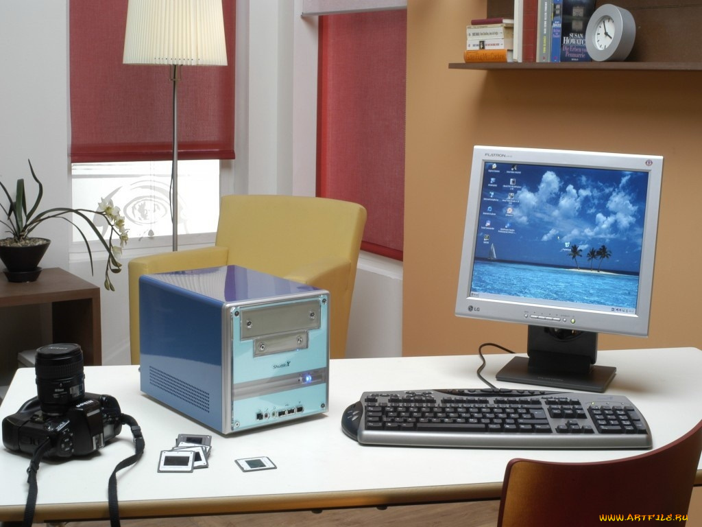 интерьер, кабинет, библиотека, офис