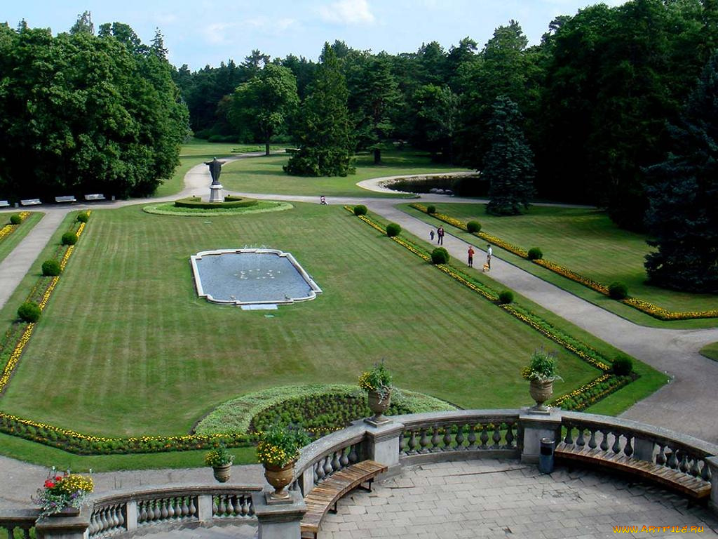 музей, янтаря, паланге, города, фонтаны