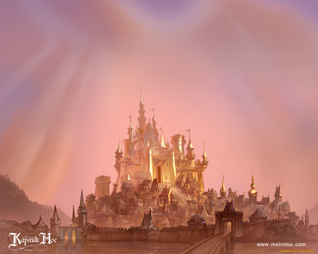 мультфильмы, карлик, нос