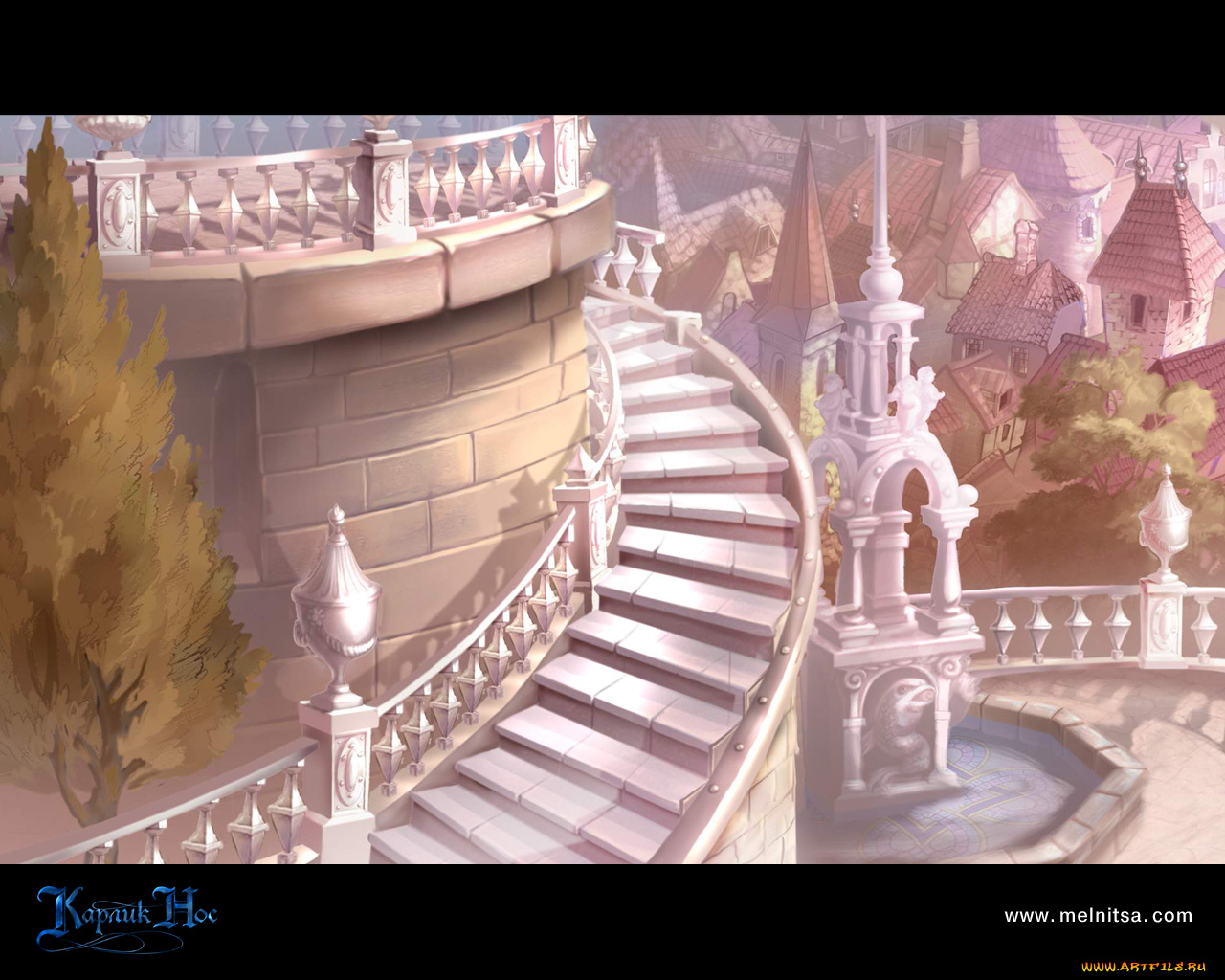 мультфильмы, карлик, нос